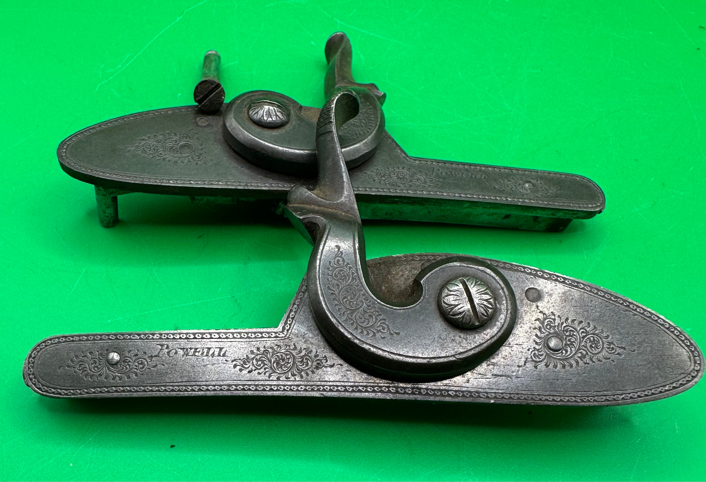 Complete Set Pinfire Locks by Powell
