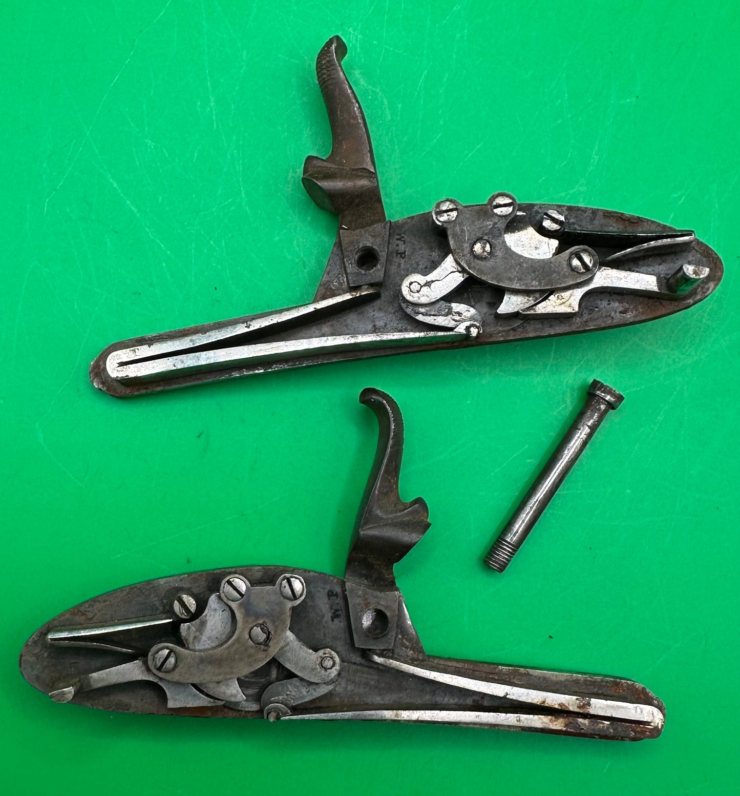Complete Set Pinfire Locks by Powell