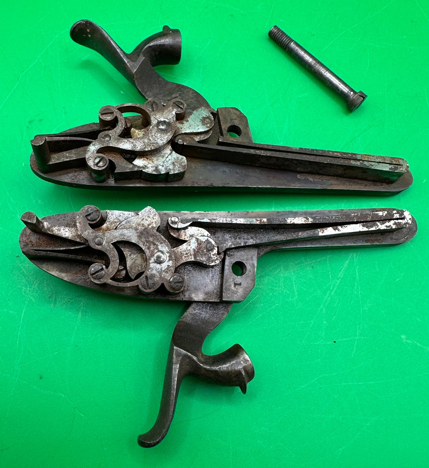 Complete Set of Pinfire Locks Adolphe Jansen