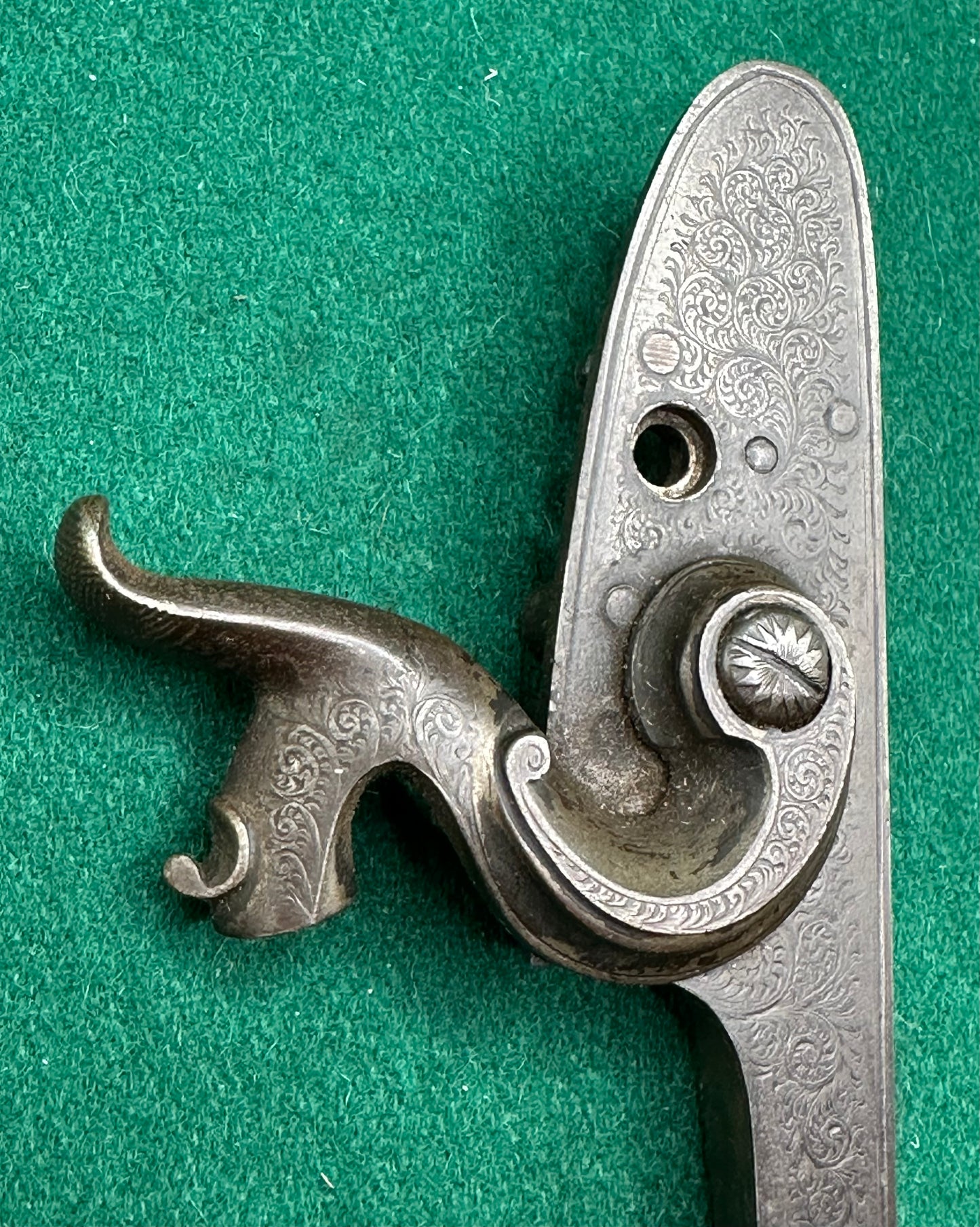 Pair Of Beautifully Engraved Hammer/Pinfire Sporting Gun Locks By T Wild