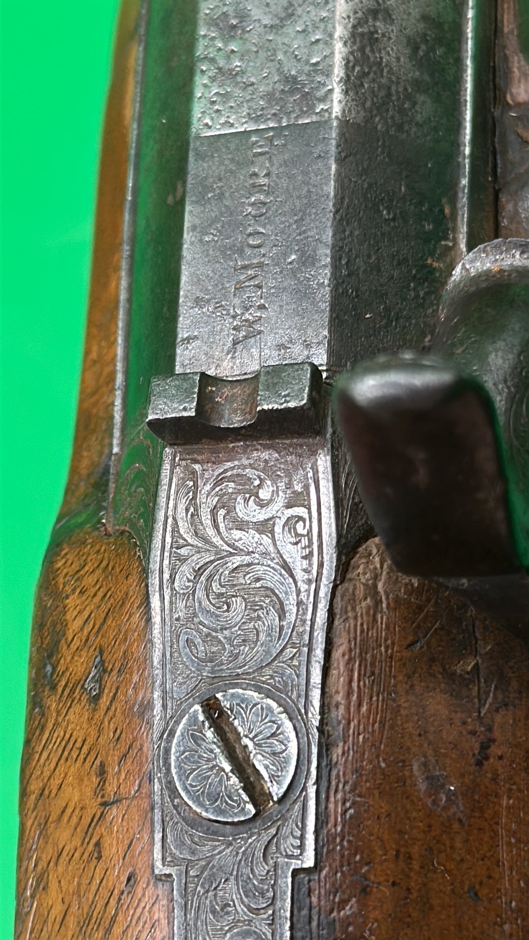 Percussion Officer Pistol By W. Moore