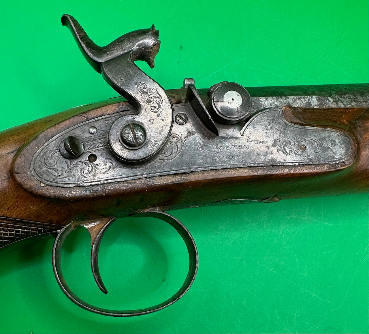 Percussion Officer Pistol By W. Moore