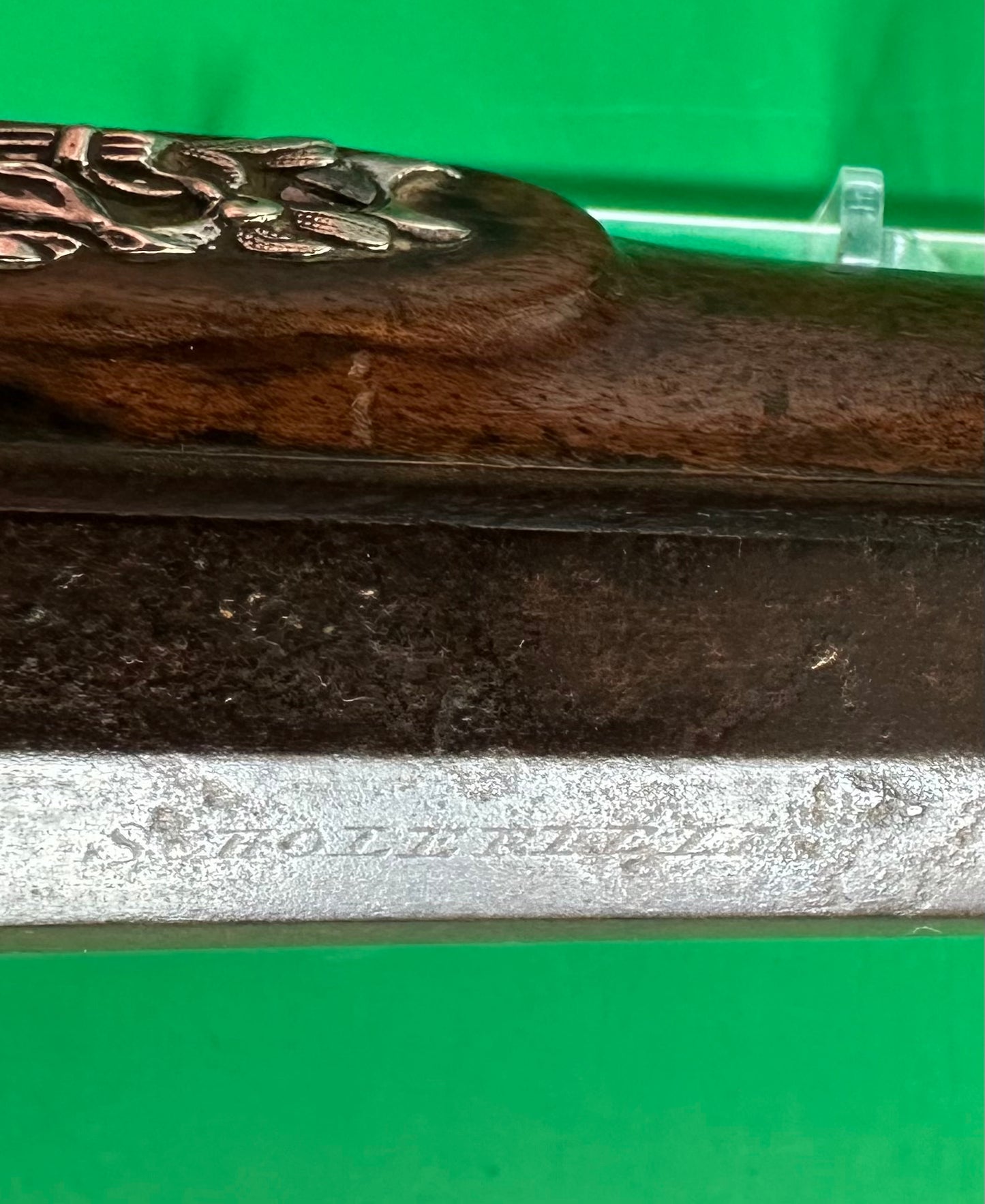 Silver Mounted Dueling Pistol By E Stavredhio