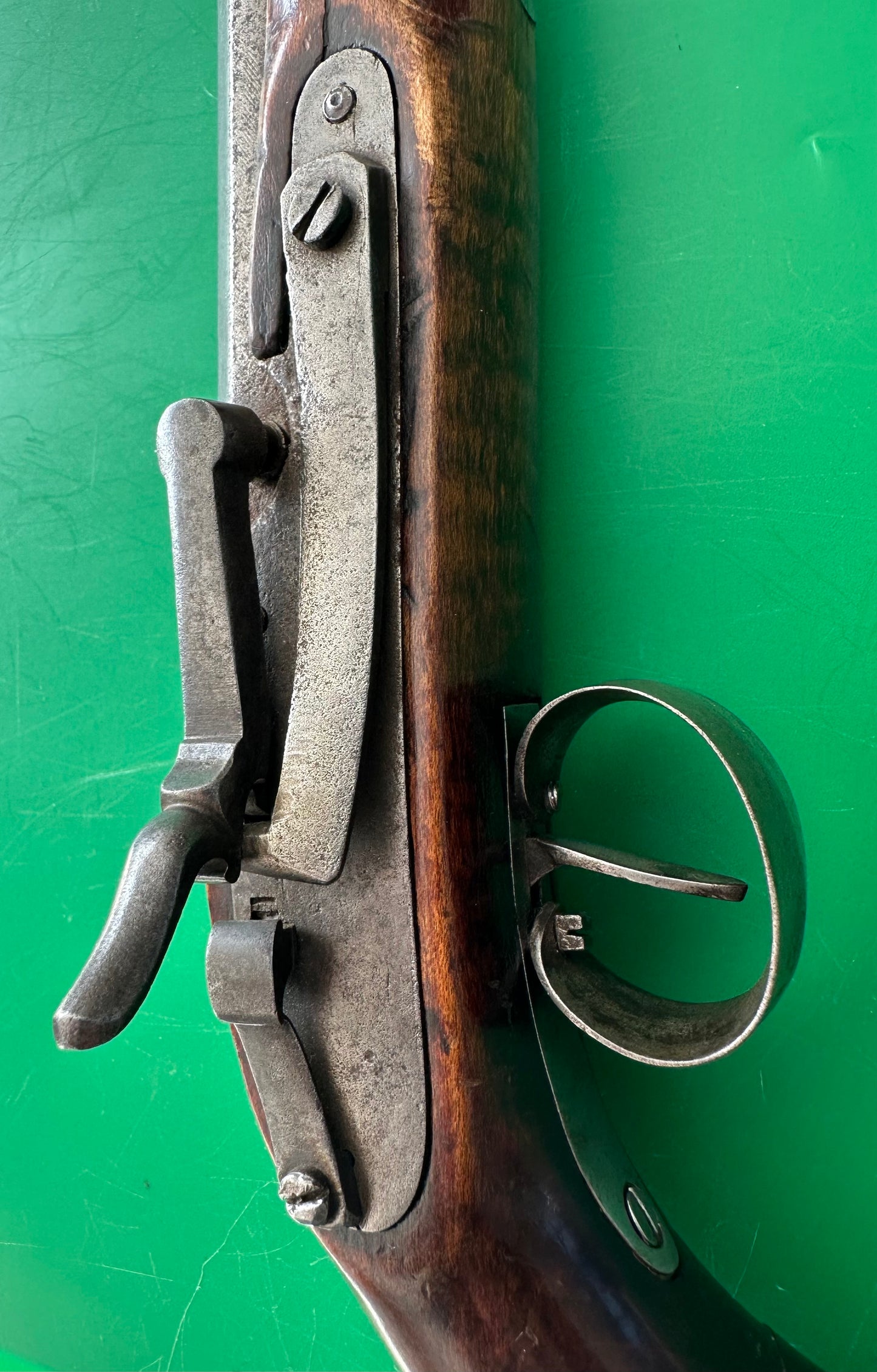 Very Unusual "Mule Ear" Lock Kentucky Pistol