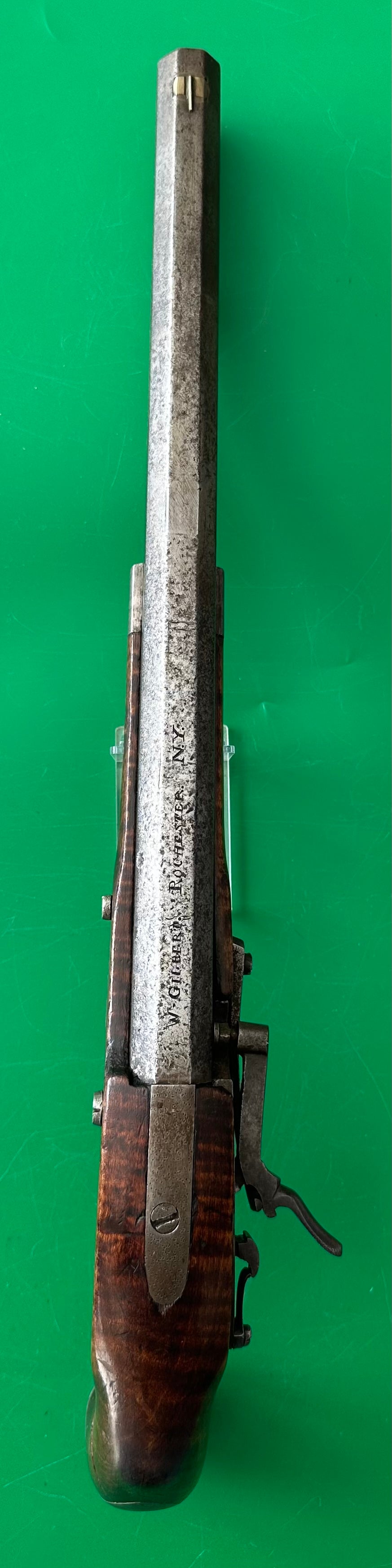 Very Unusual "Mule Ear" Lock Kentucky Pistol