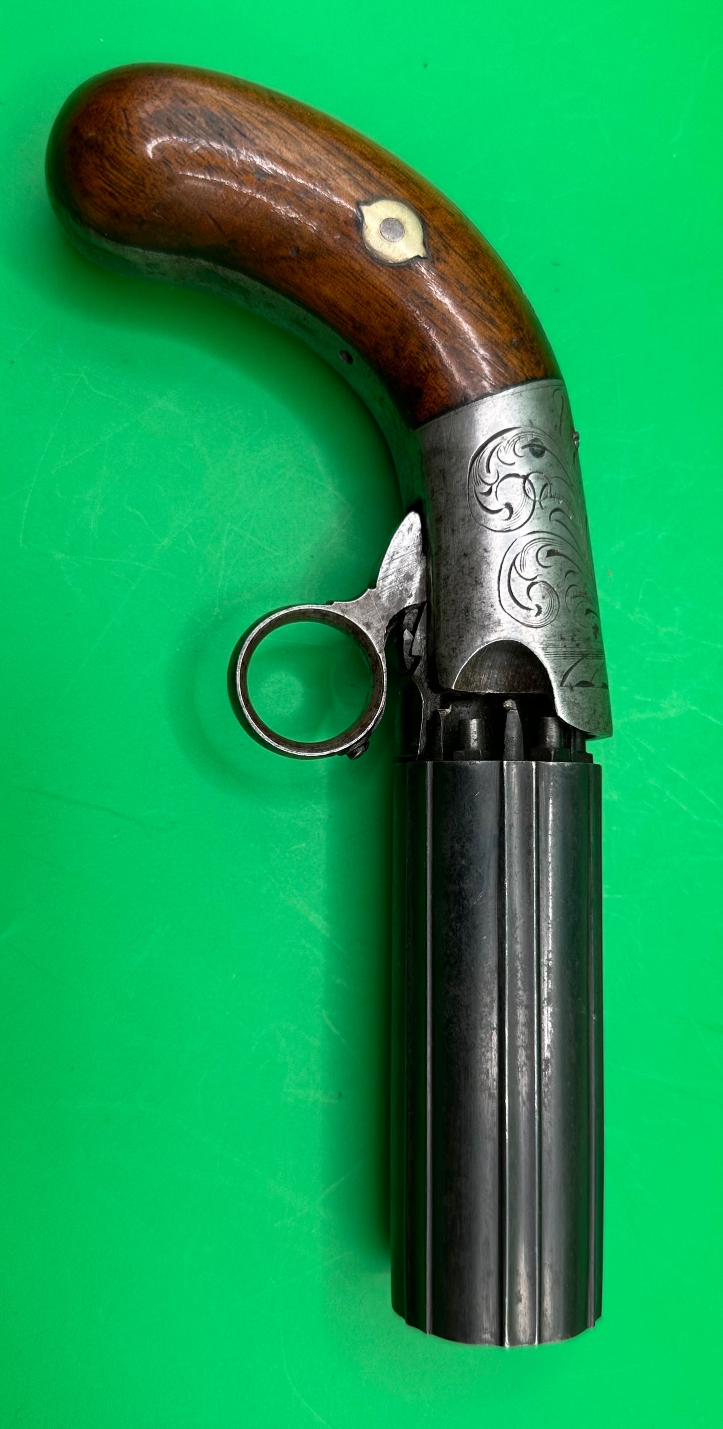Beautiful Cooper Patent Pepperbox Revolver