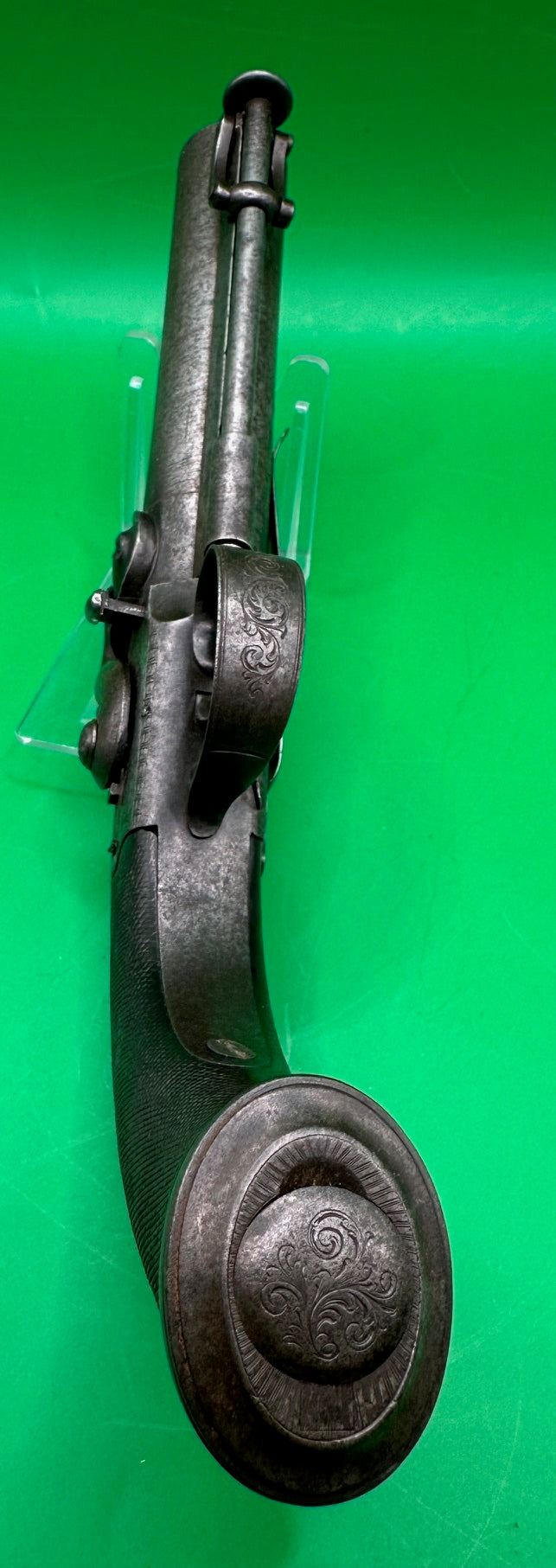 Scarce Manstopper Belt Boxlock Percussion Pistol - Bristol