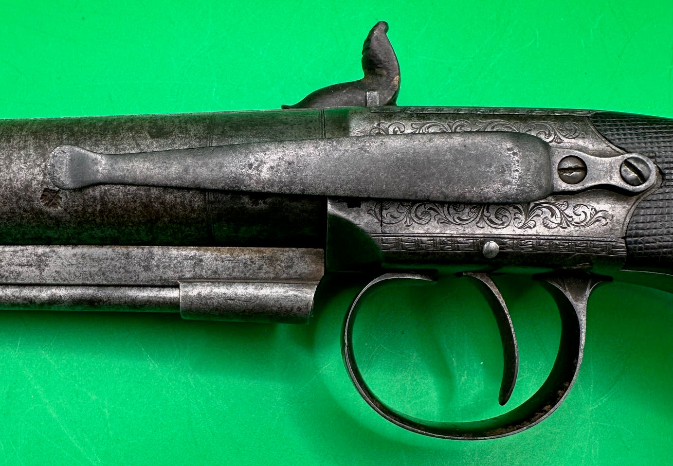 Scarce Manstopper Belt Boxlock Percussion Pistol - Bristol