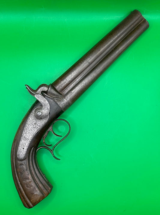 Belgian Percussion Cap Howdah or Officers Pistol