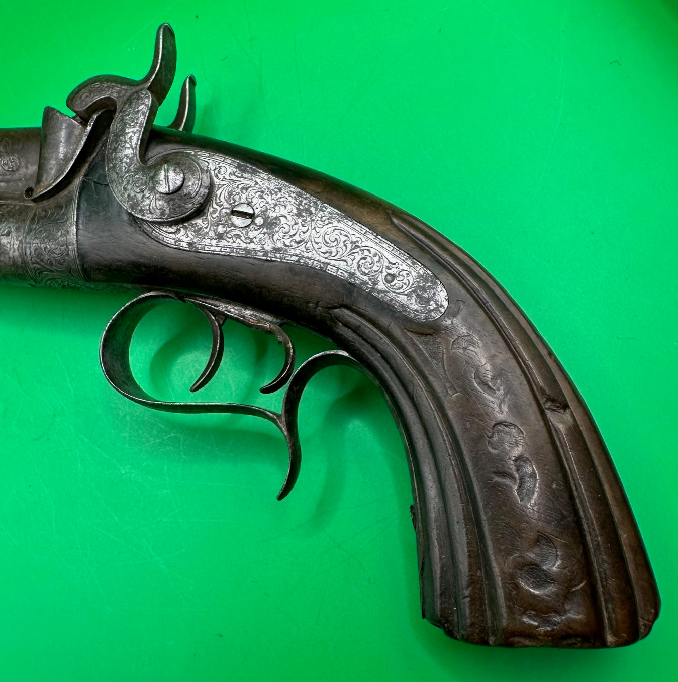 Belgian Percussion Cap Howdah or Officers Pistol