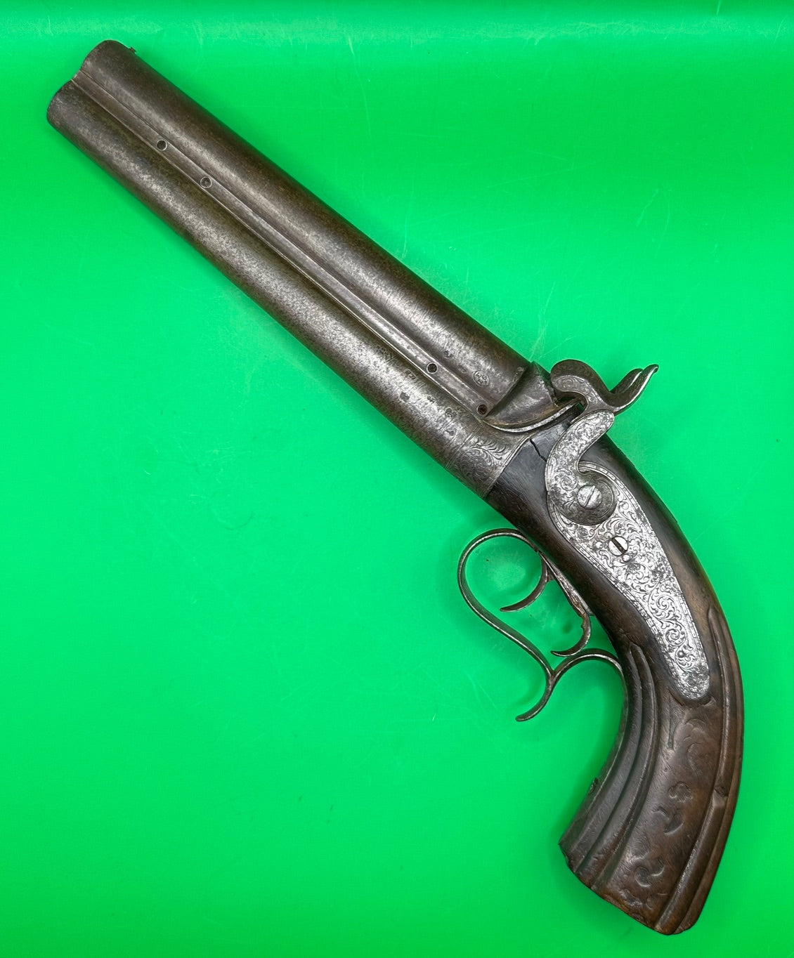 Belgian Percussion Cap Howdah or Officers Pistol