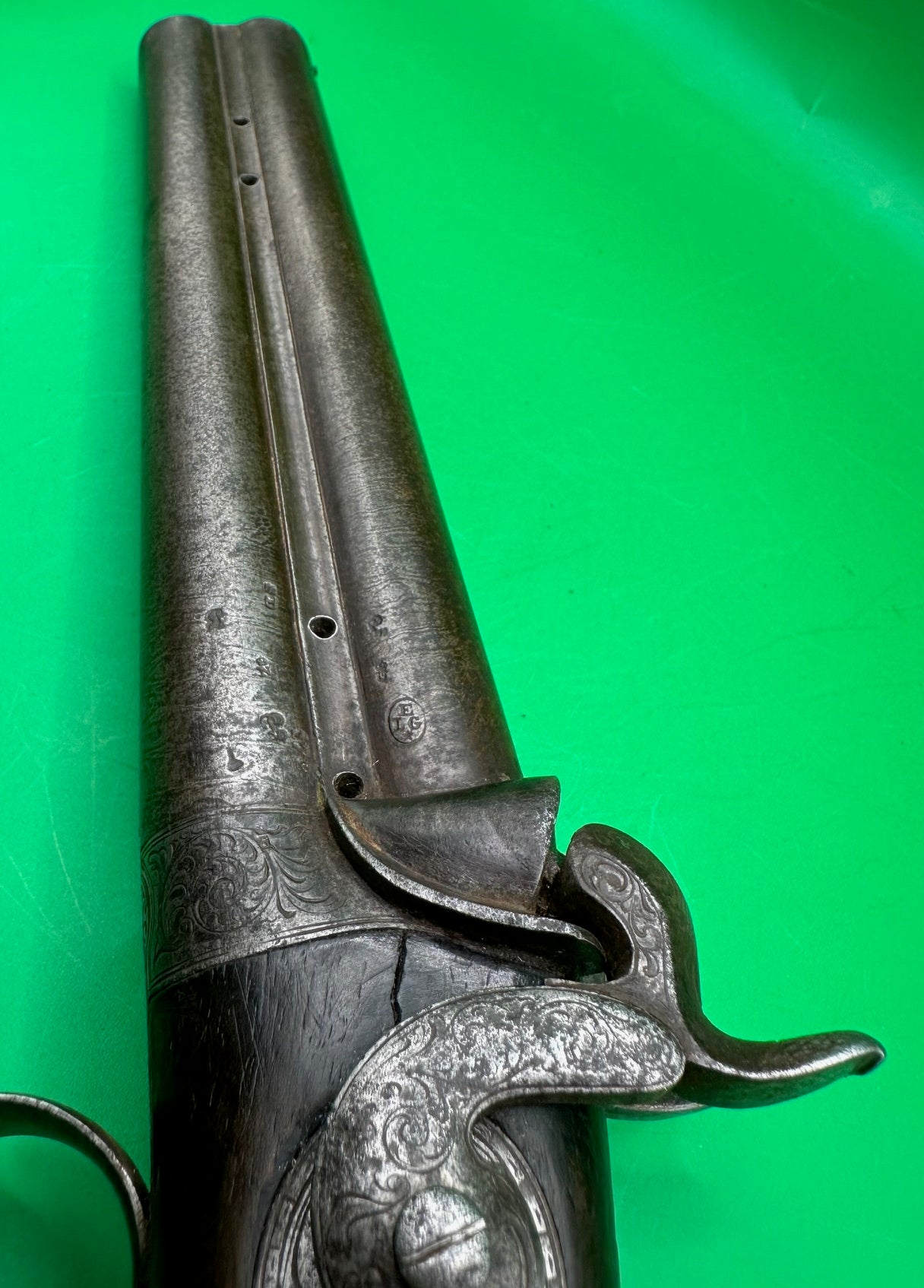 Belgian Percussion Cap Howdah or Officers Pistol
