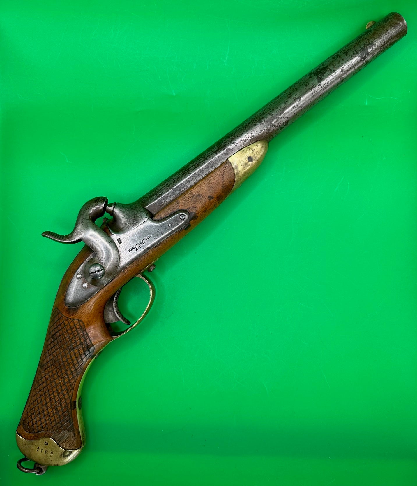 Scarce Swedish Model 1850 Cavalry Pistol