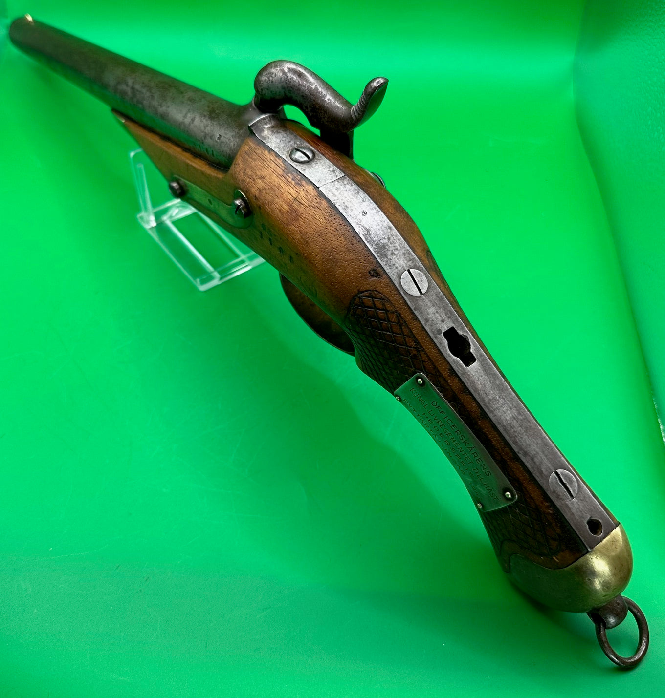 Scarce Swedish Model 1850 Cavalry Pistol