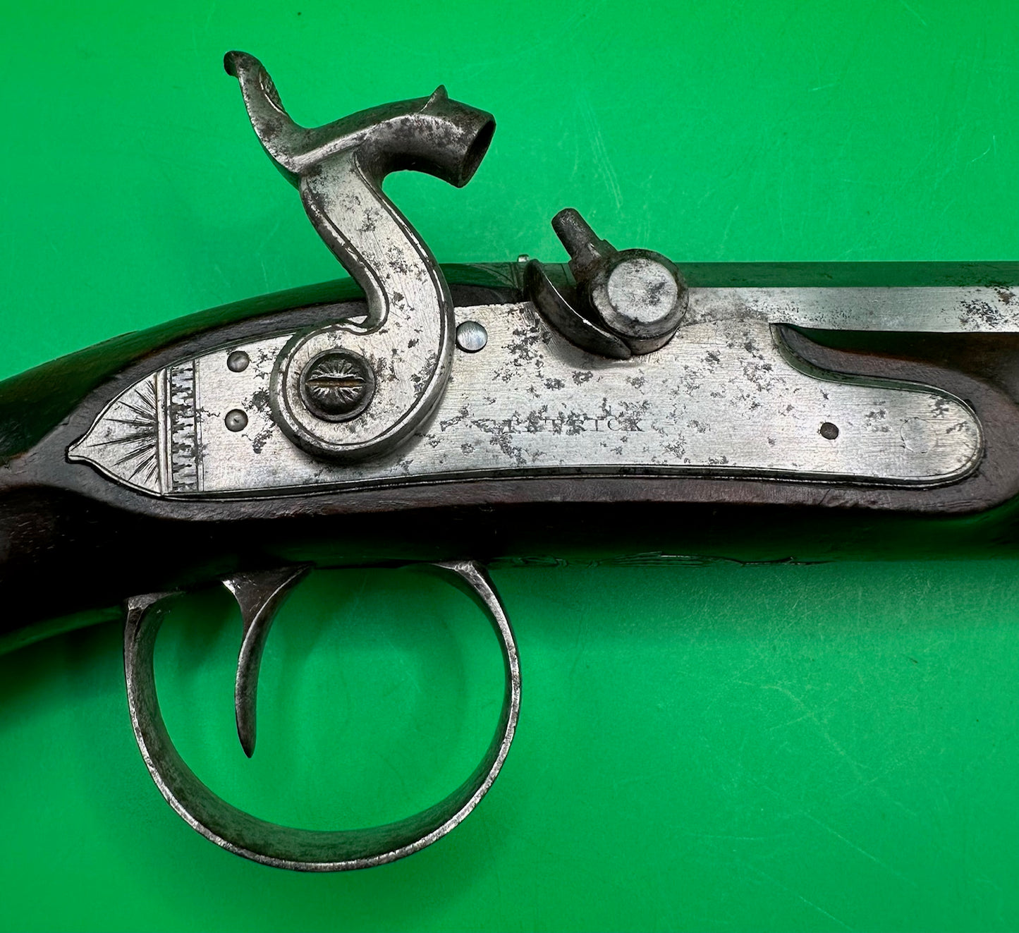 English Percussion Cap Holster/Officers/Dueling Pistol By Patrick, Liverpool