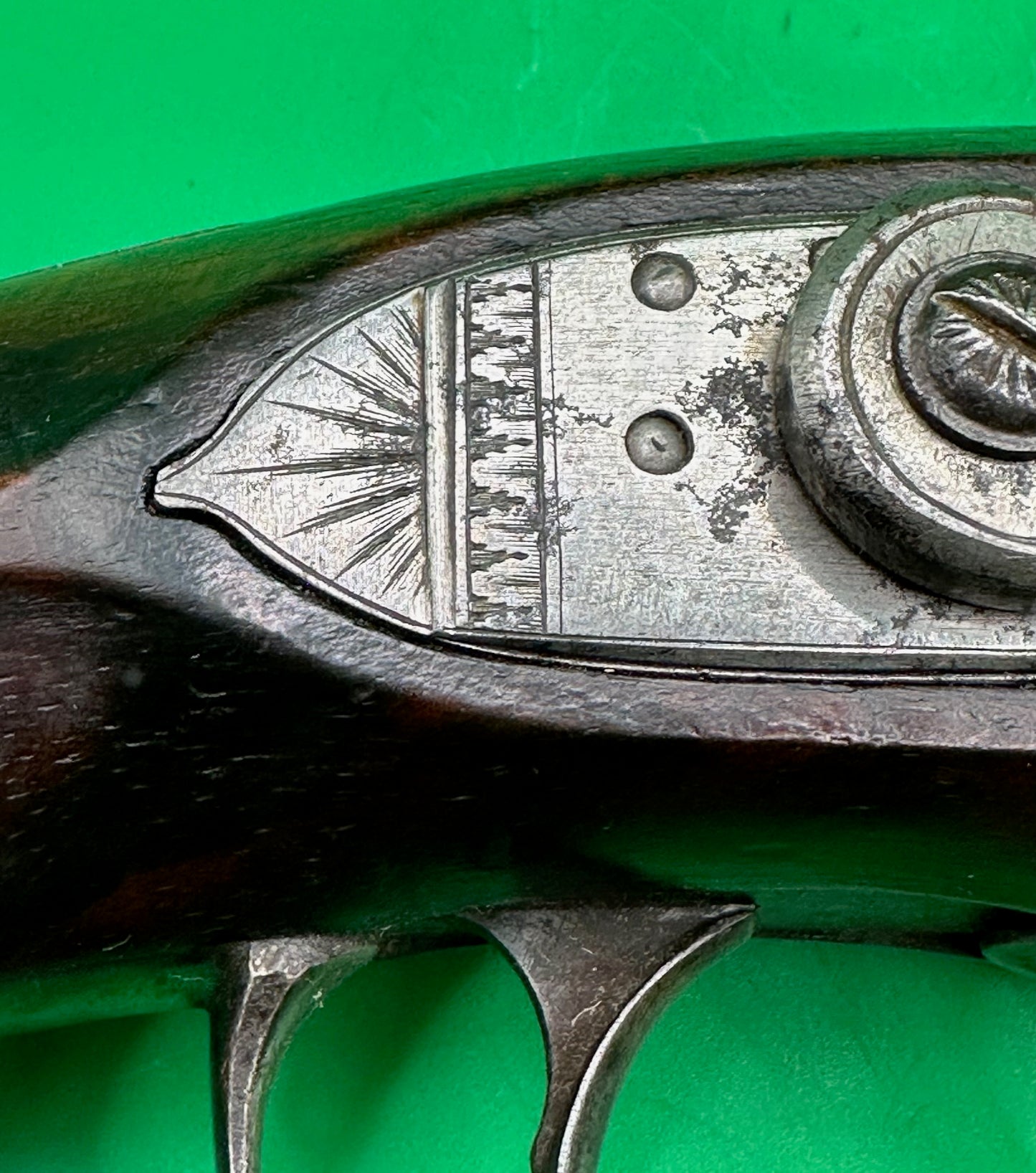 English Percussion Cap Holster/Officers/Dueling Pistol By Patrick, Liverpool