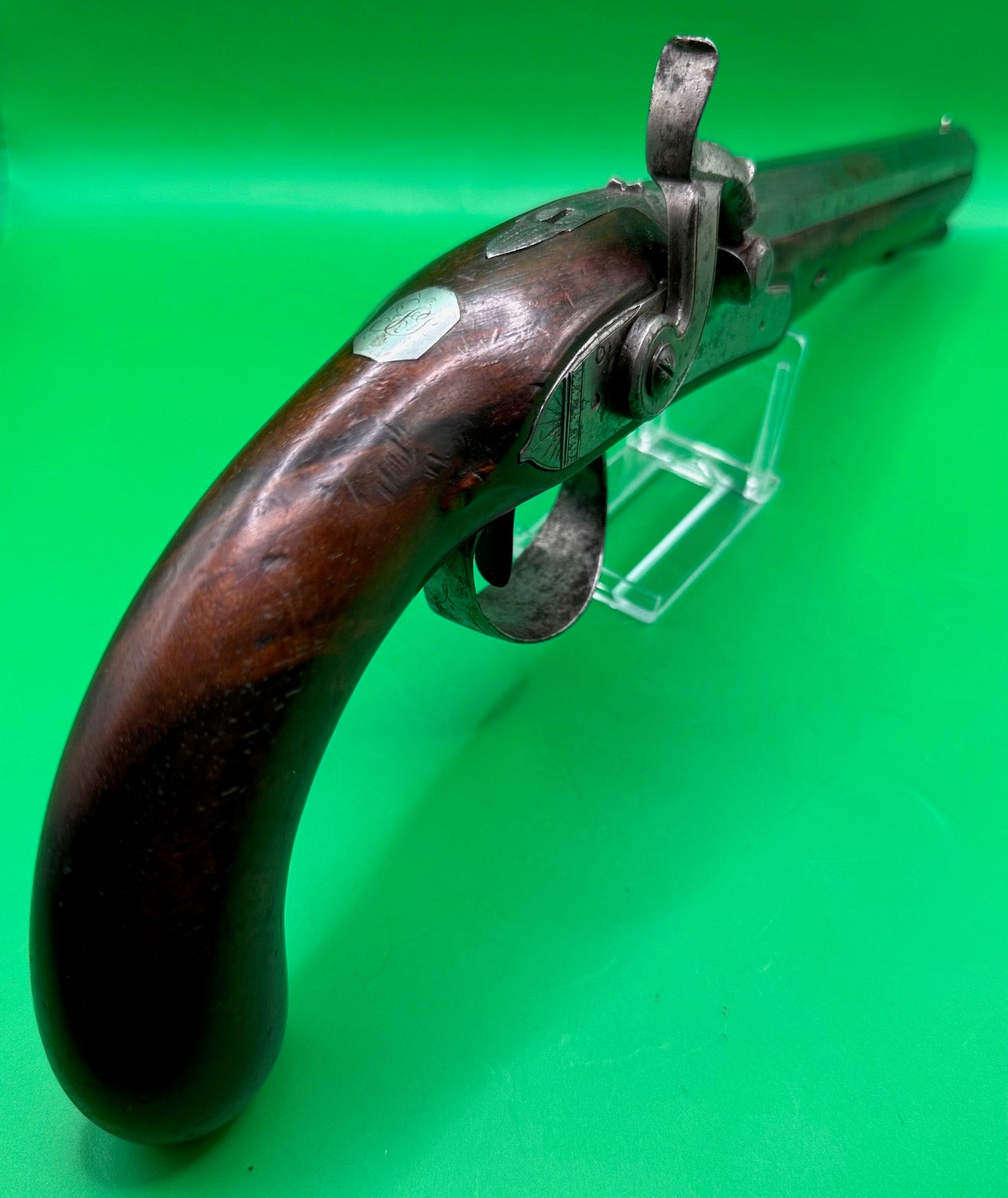 English Percussion Cap Holster/Officers/Dueling Pistol By Patrick, Liverpool