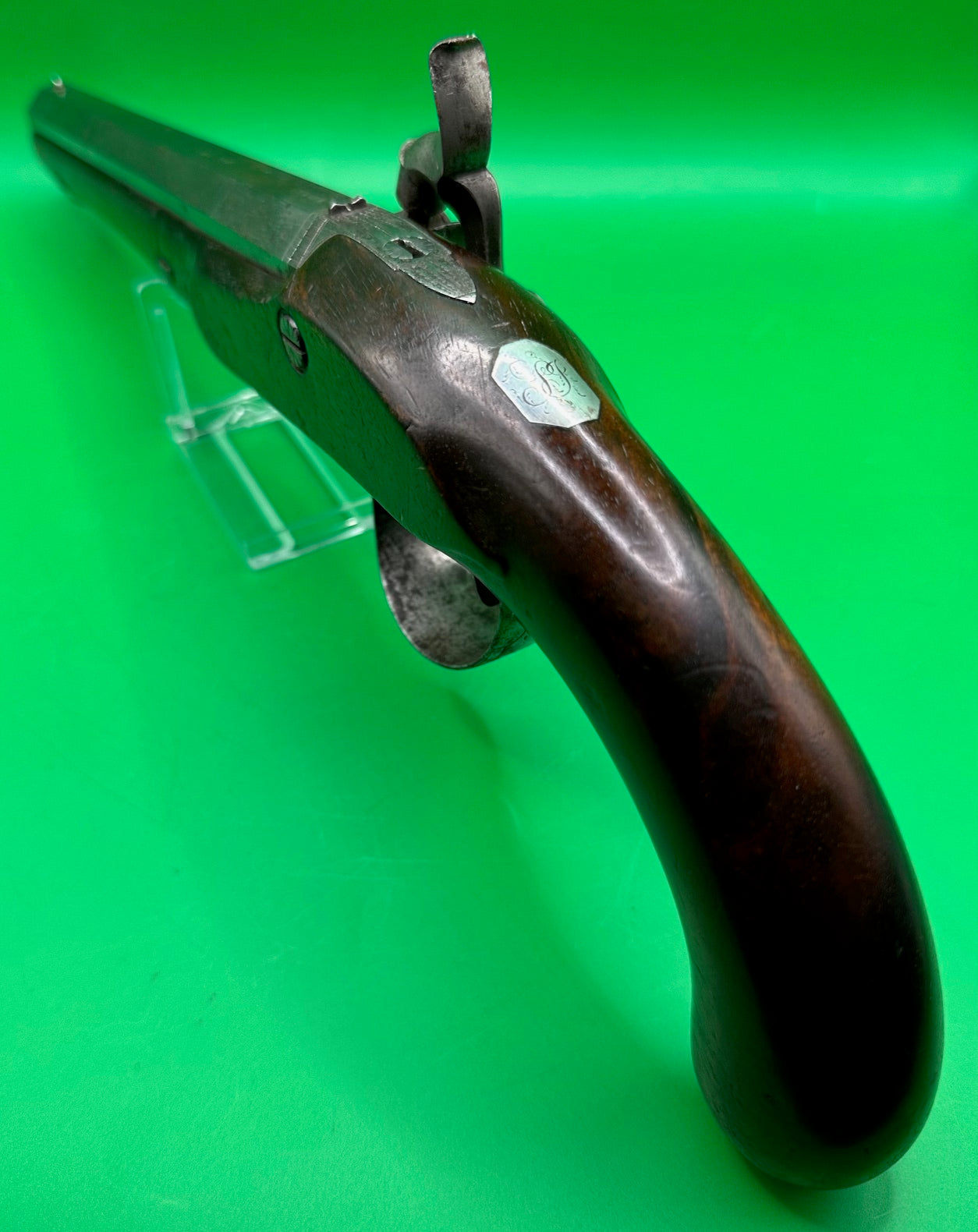 English Percussion Cap Holster/Officers/Dueling Pistol By Patrick, Liverpool