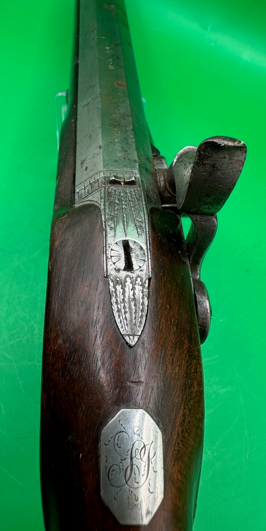 English Percussion Cap Holster/Officers/Dueling Pistol By Patrick, Liverpool