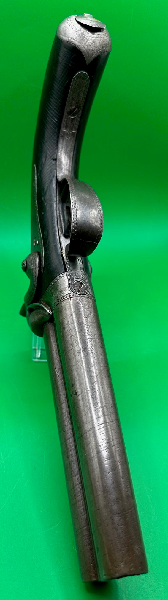 Double Barreled Howdah or Officers Pistol By P Hermann Of Aarberg