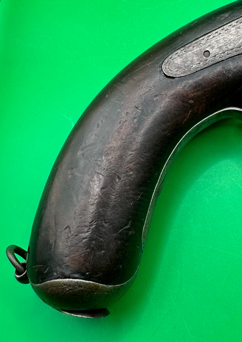 Double Barreled Howdah or Officers Pistol By P Hermann Of Aarberg