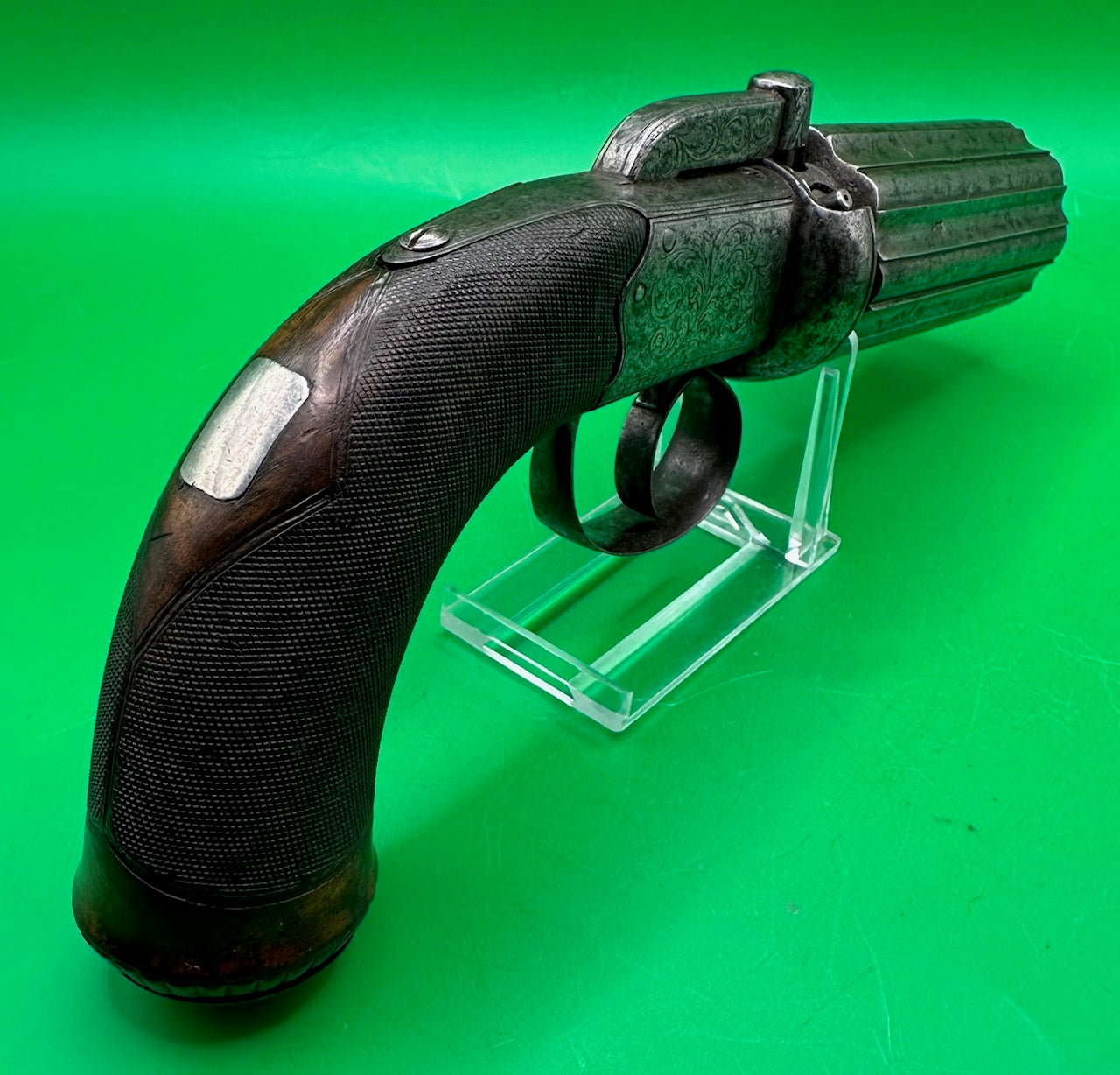 Rare 8 Shot Percussion Cap Pepperbox Revolver