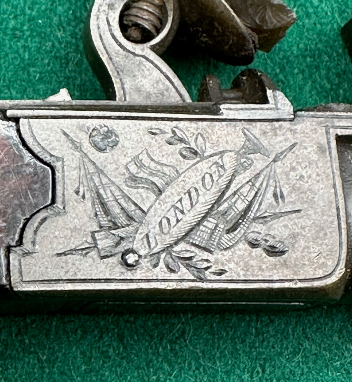 Beautiful Cased Set Of English Pocket Pistols By Brunn