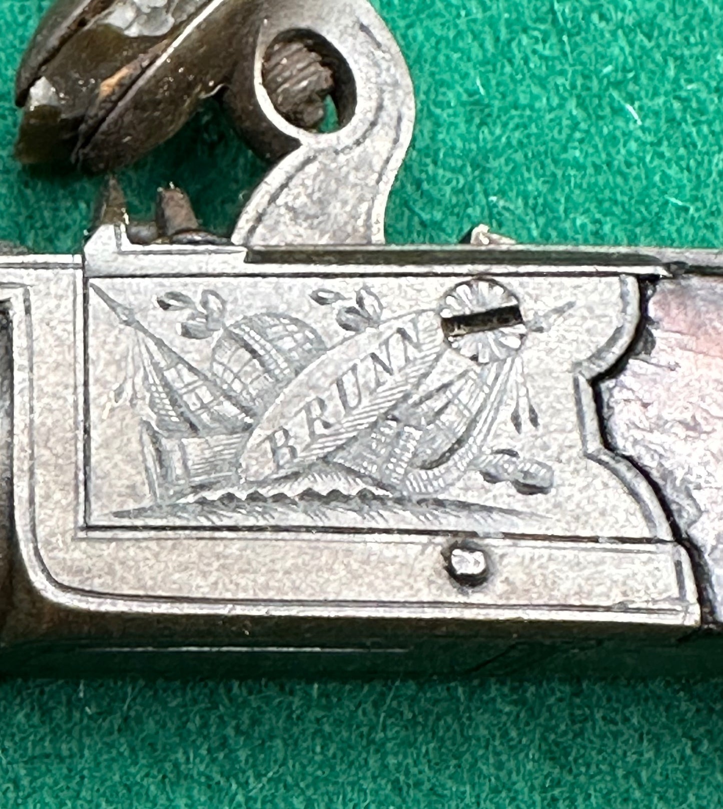 Beautiful Cased Set Of English Pocket Pistols By Brunn