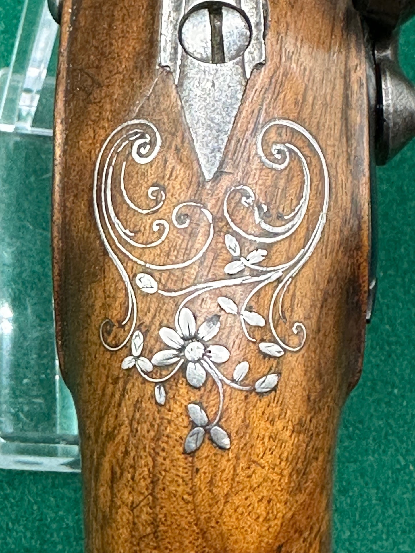 Crisp Pair Of French Flintlock Overcoat Pistols By Delety