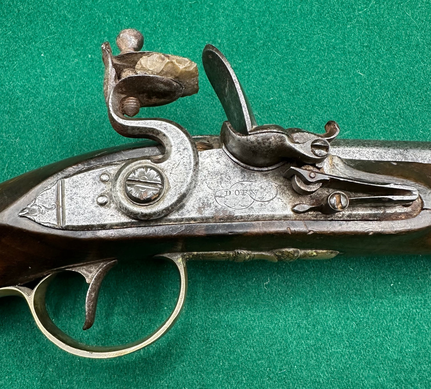 Irish Flintlock Holster/Dueling Pistol By Dory