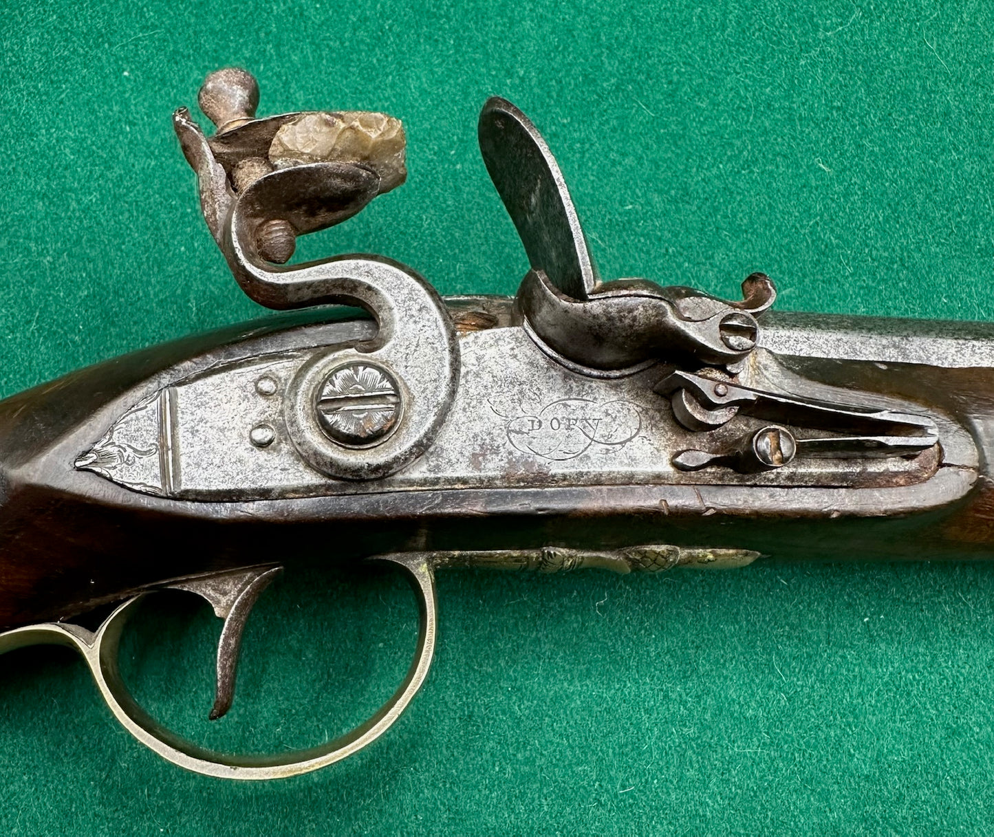 Irish Flintlock Holster/Dueling Pistol By Dory