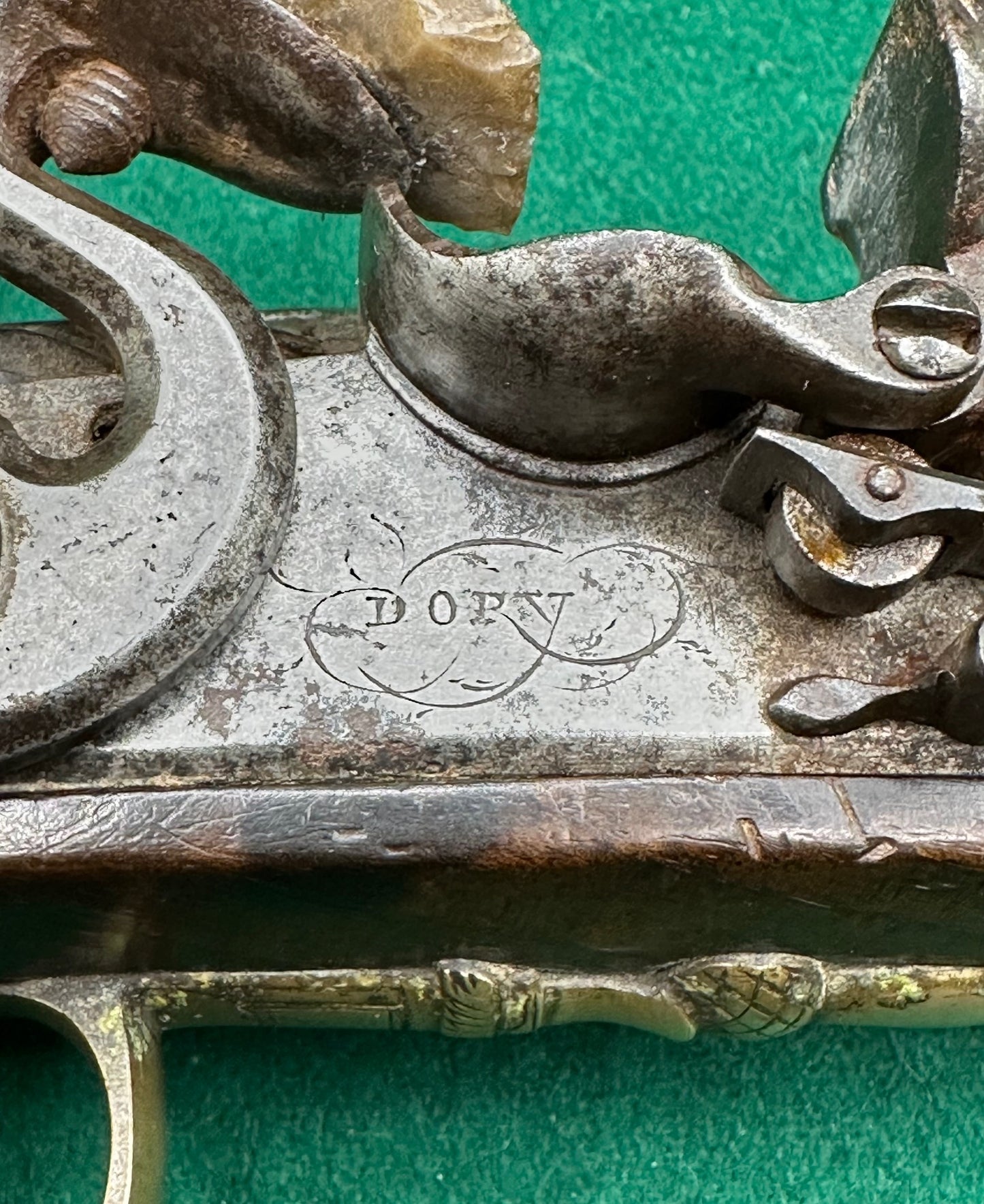 Irish Flintlock Holster/Dueling Pistol By Dory