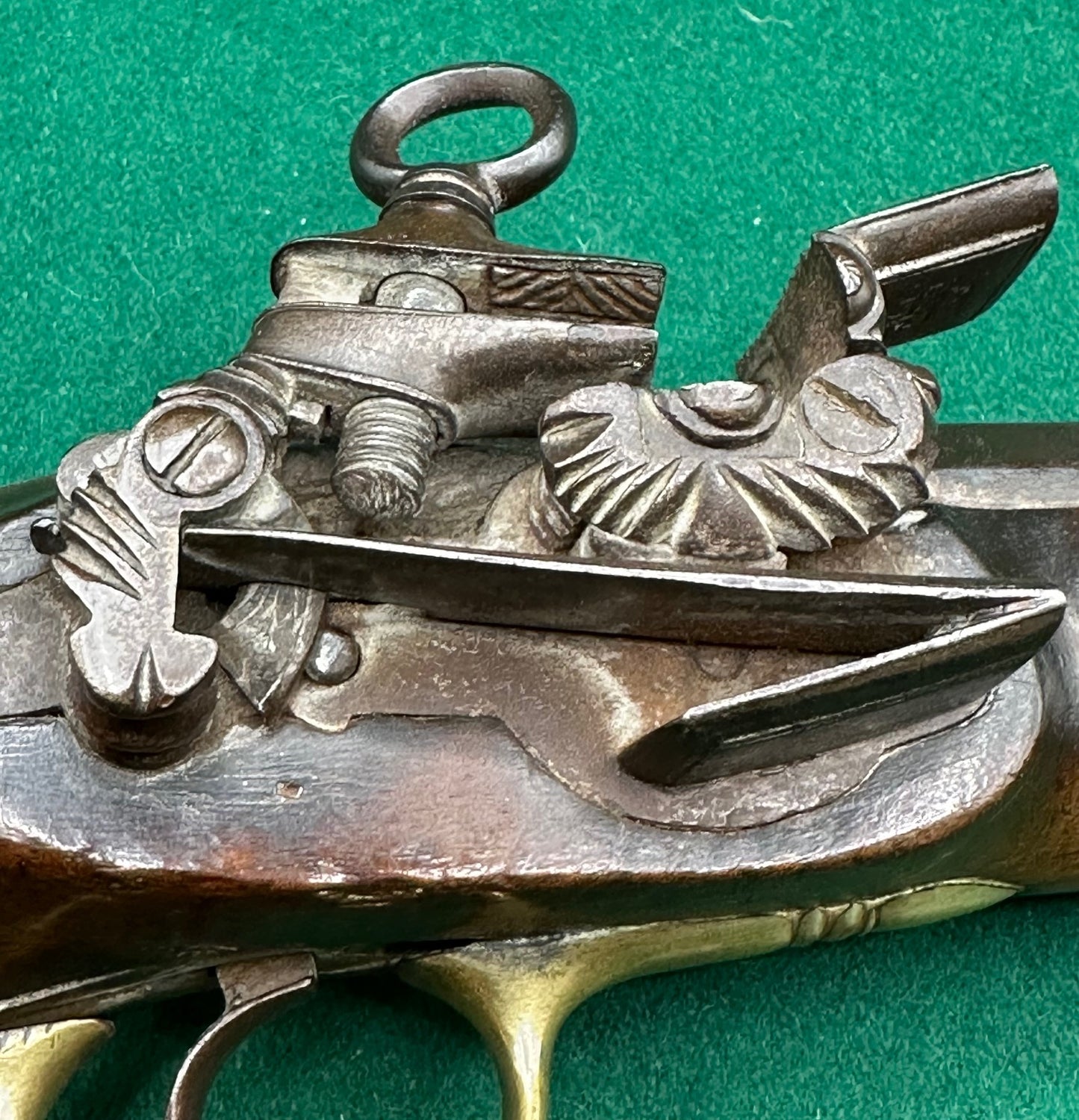 Military Type Spanish Miquelet Lock Holster Pistol
