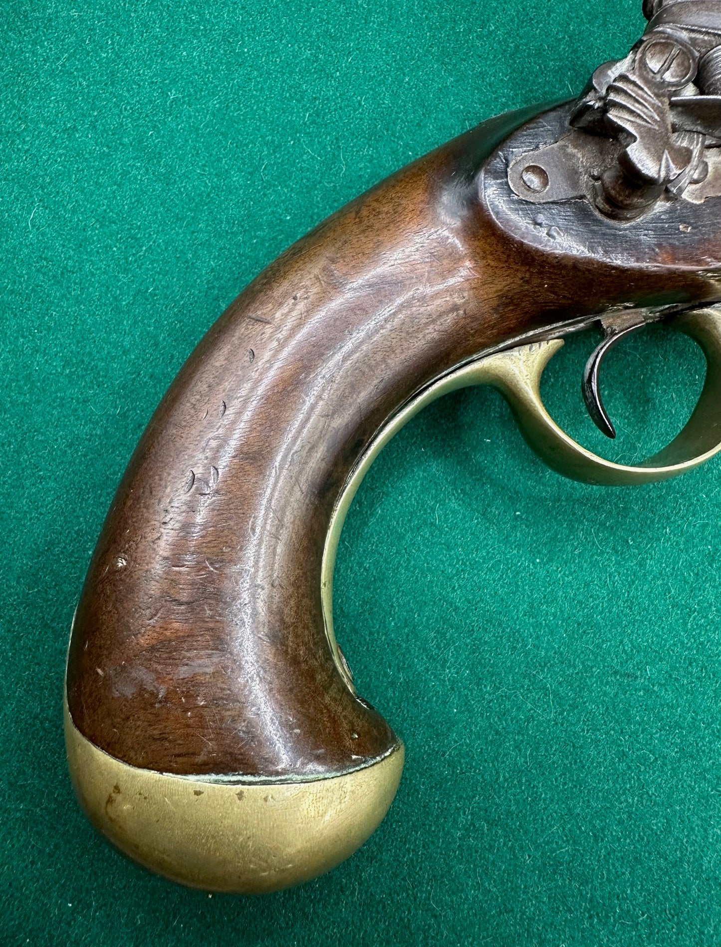Military Type Spanish Miquelet Lock Holster Pistol