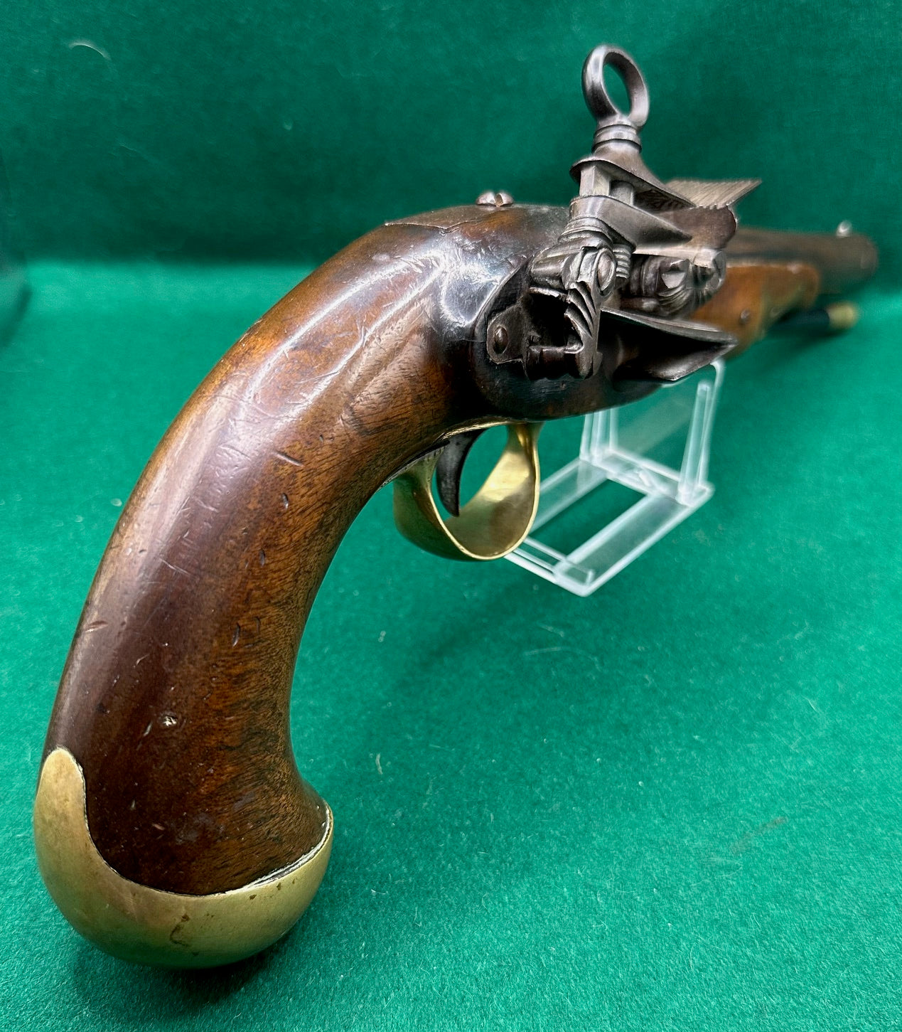 Military Type Spanish Miquelet Lock Holster Pistol