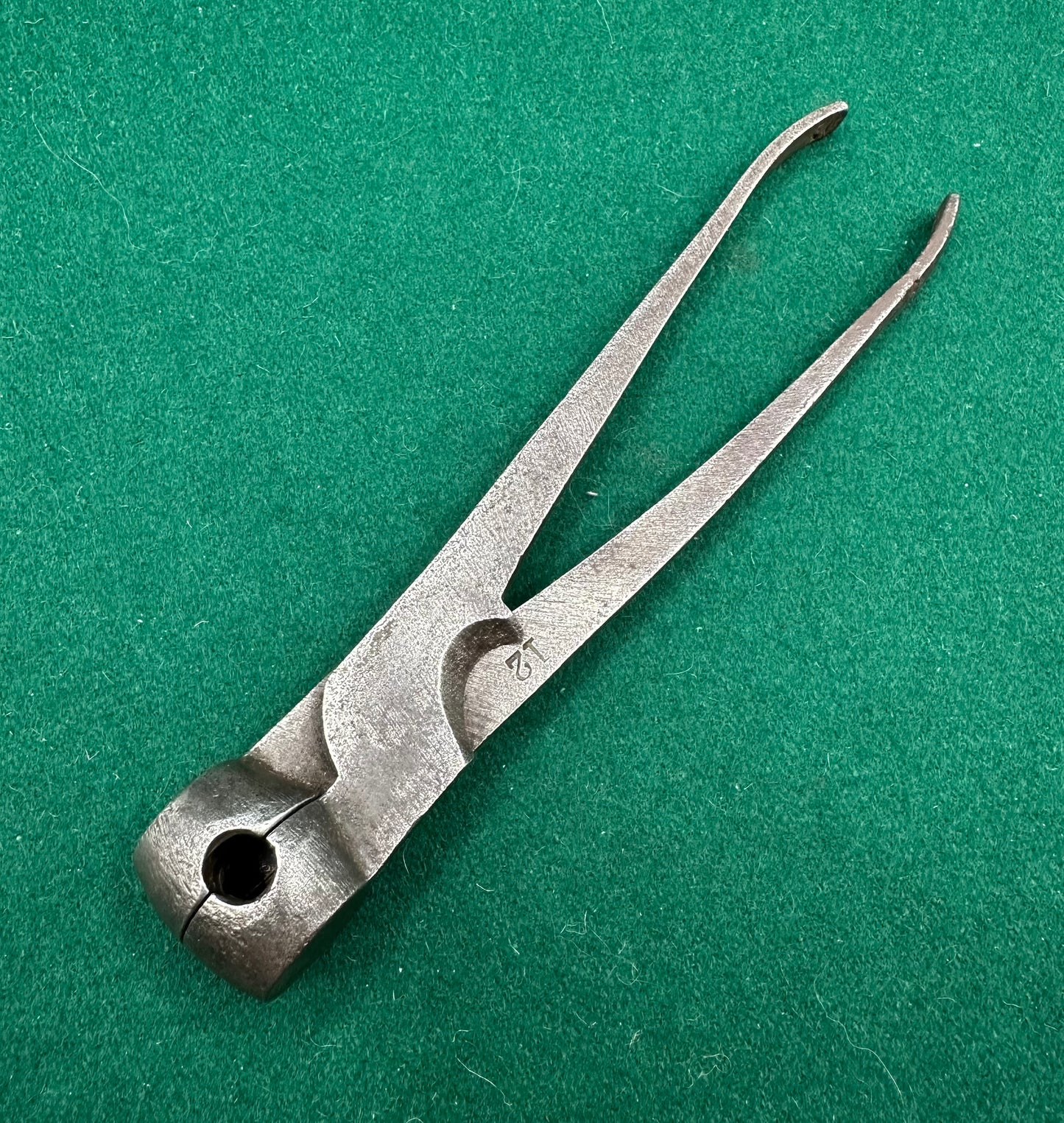 Very Large Scissor Bullet Mould Stamped 12