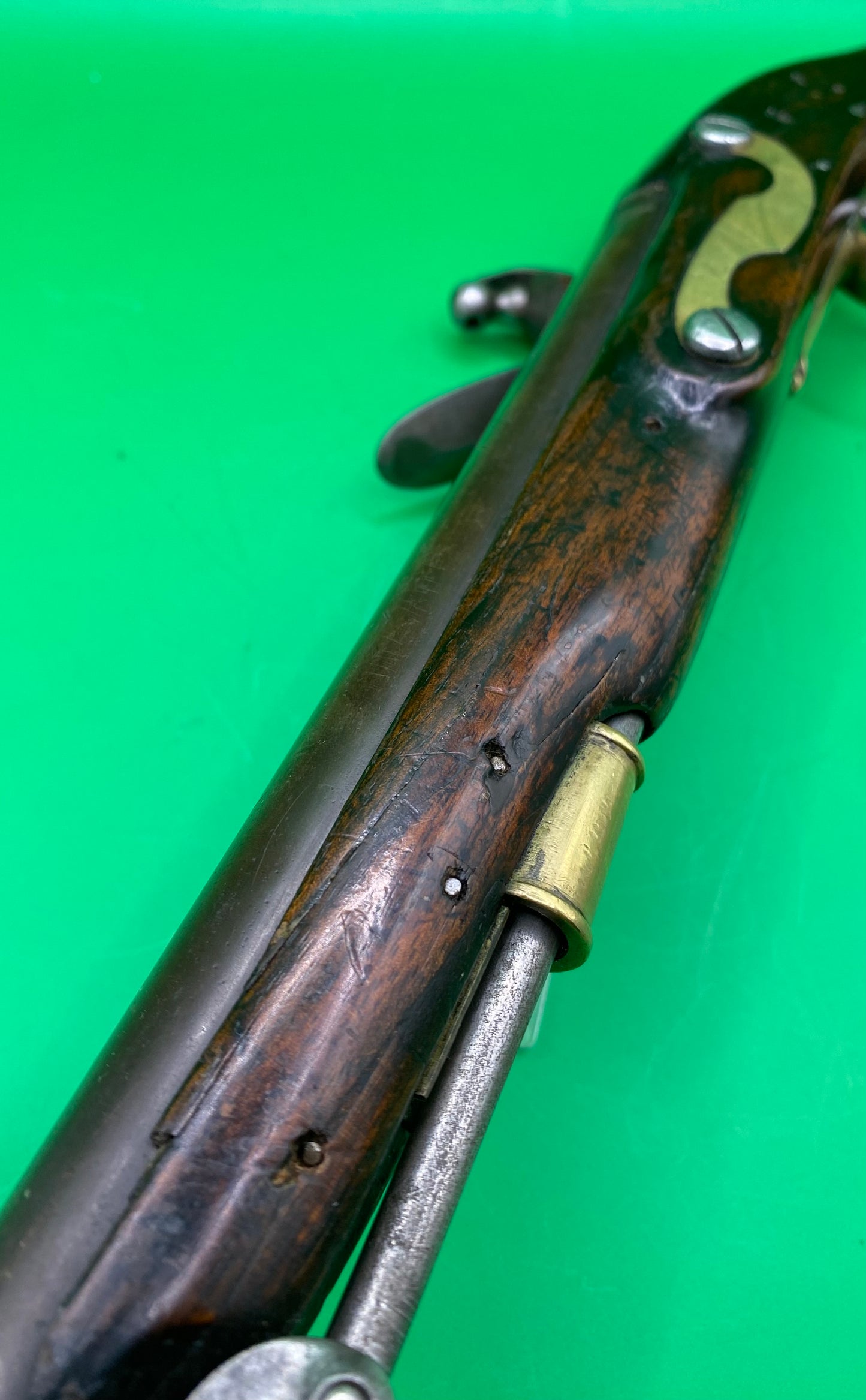 Officers Flintlock Pistol by H. Nock