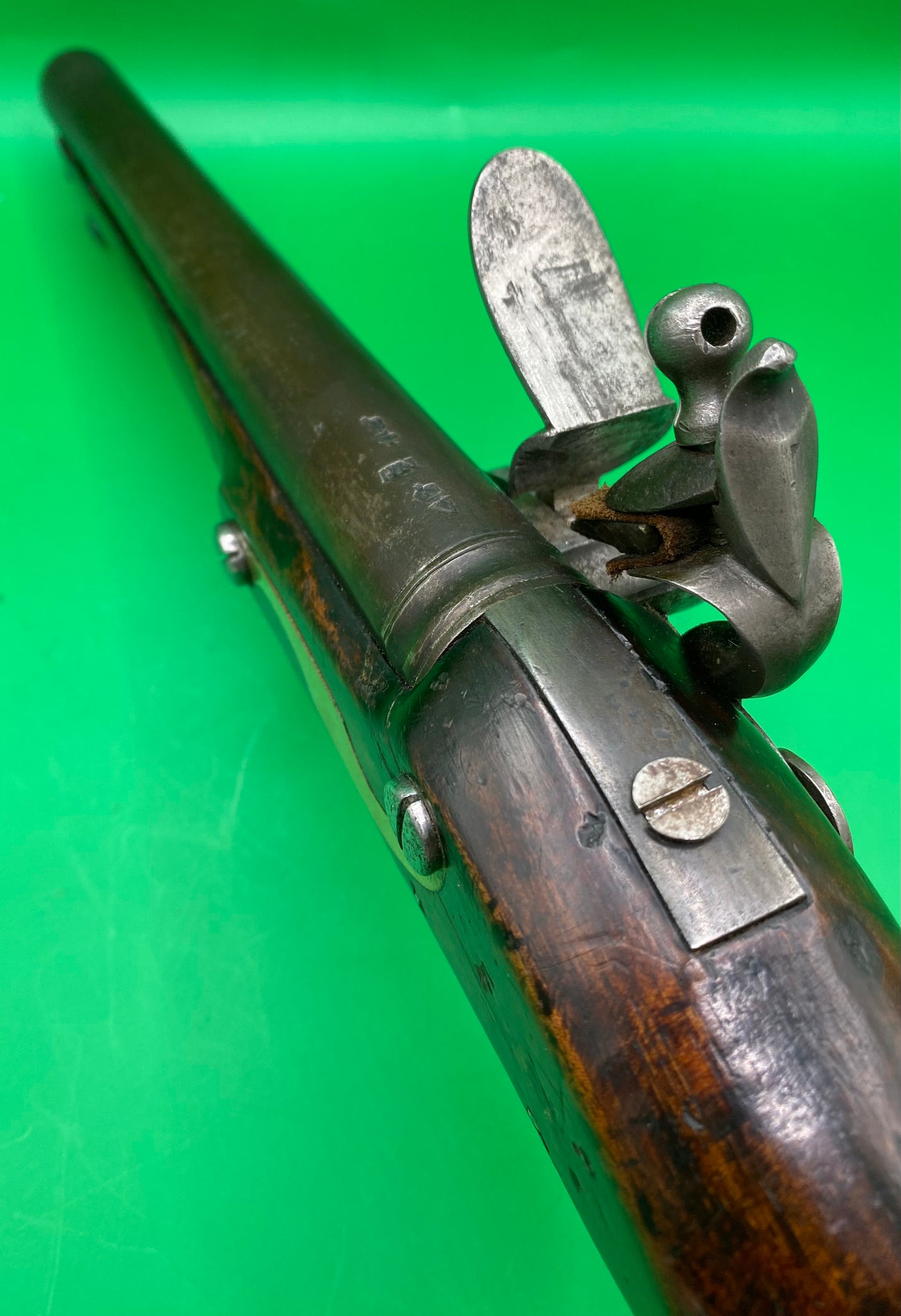 Officers Flintlock Pistol by H. Nock