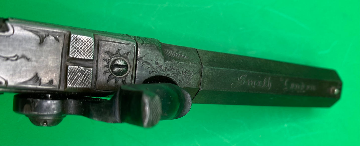 Percussion Cap Side Hammer Boxlock Pistol Smith of London