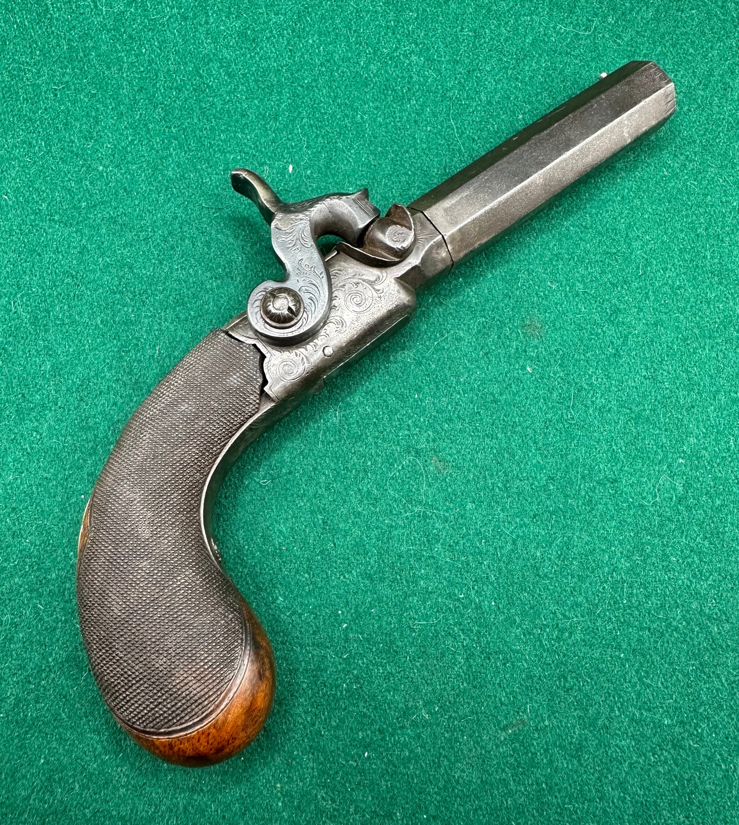 Percussion Cap Side Hammer Boxlock Pistol Smith of London