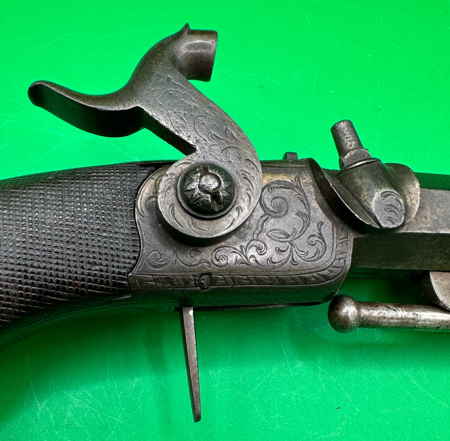 Side Hammer Boxlock Belt Pistol By Smith Of London