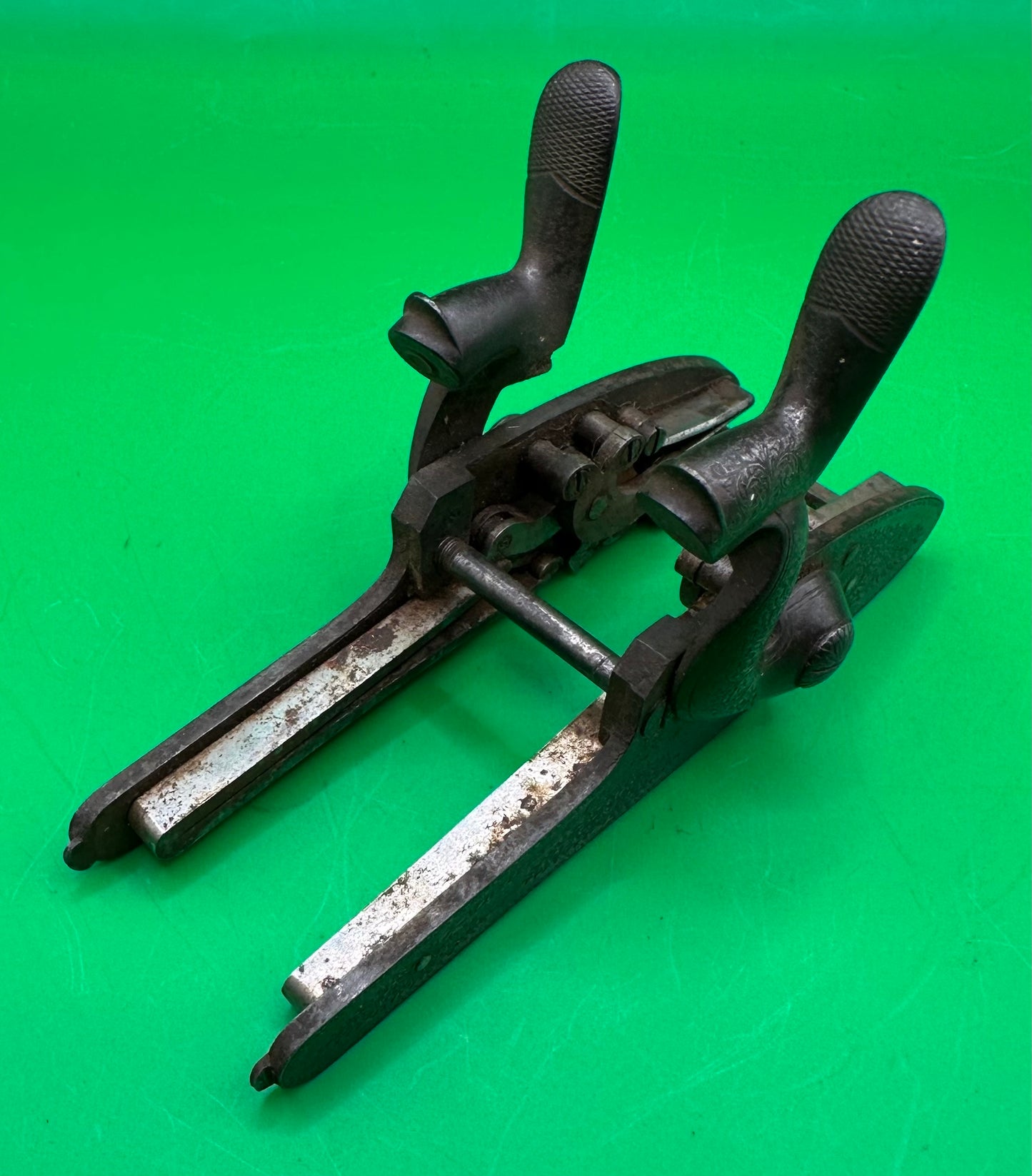 Full Set of Beautifully Engraved Pinfire Locks