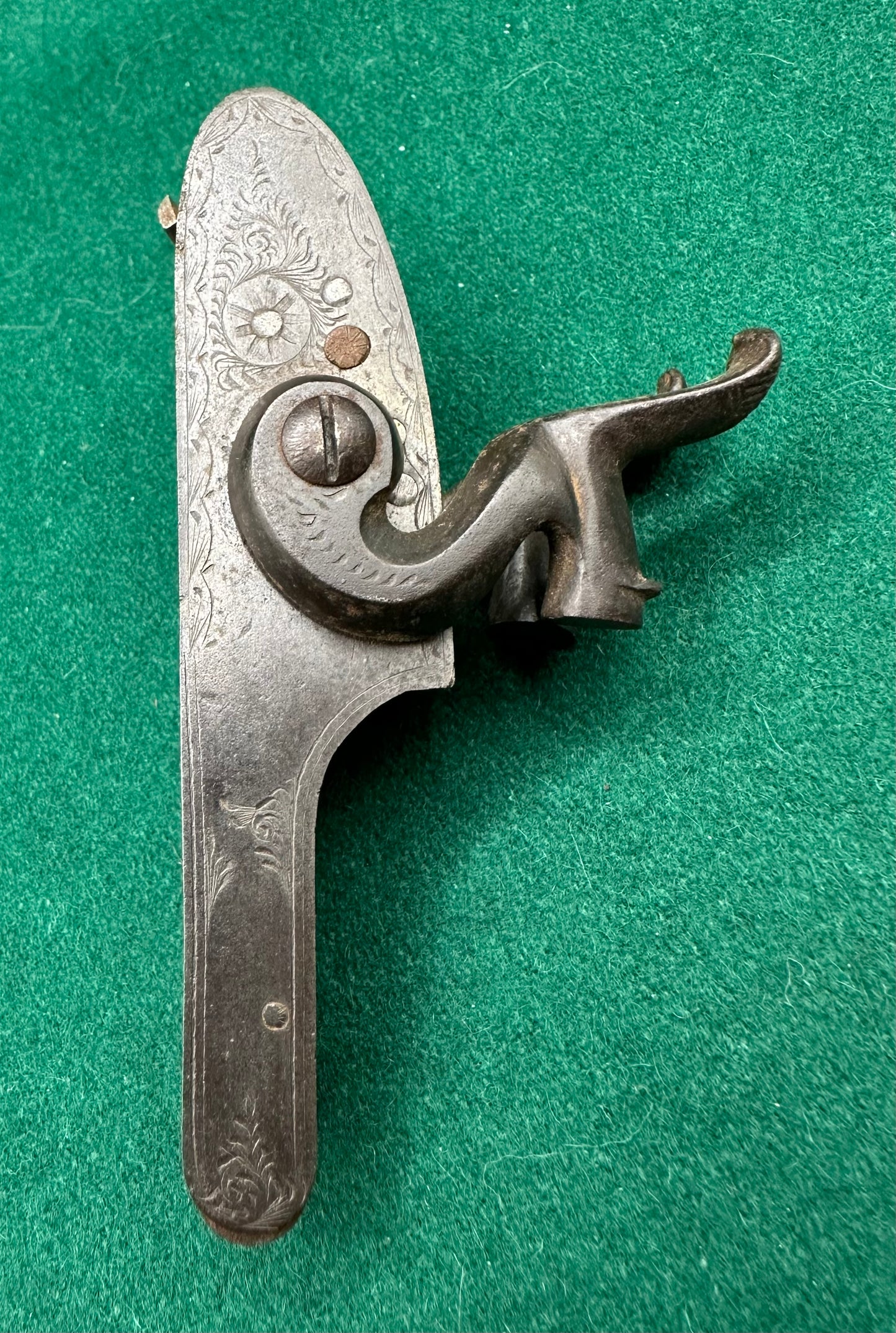 Pair Of Hammer/Pinfire Unsigned Sporting Gun Locks