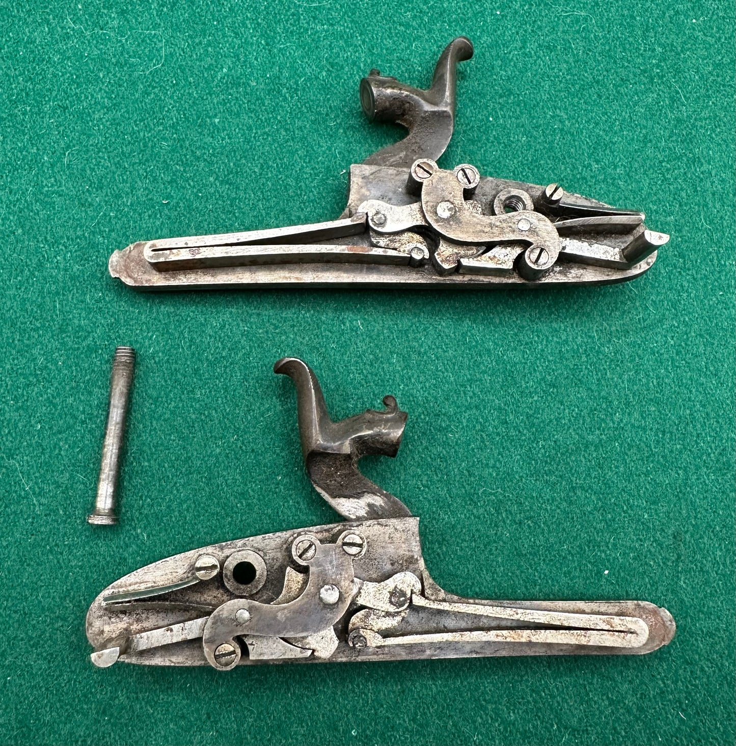 Pair Of Beautifully Engraved Hammer/Pinfire Sporting Gun Locks By T Wild