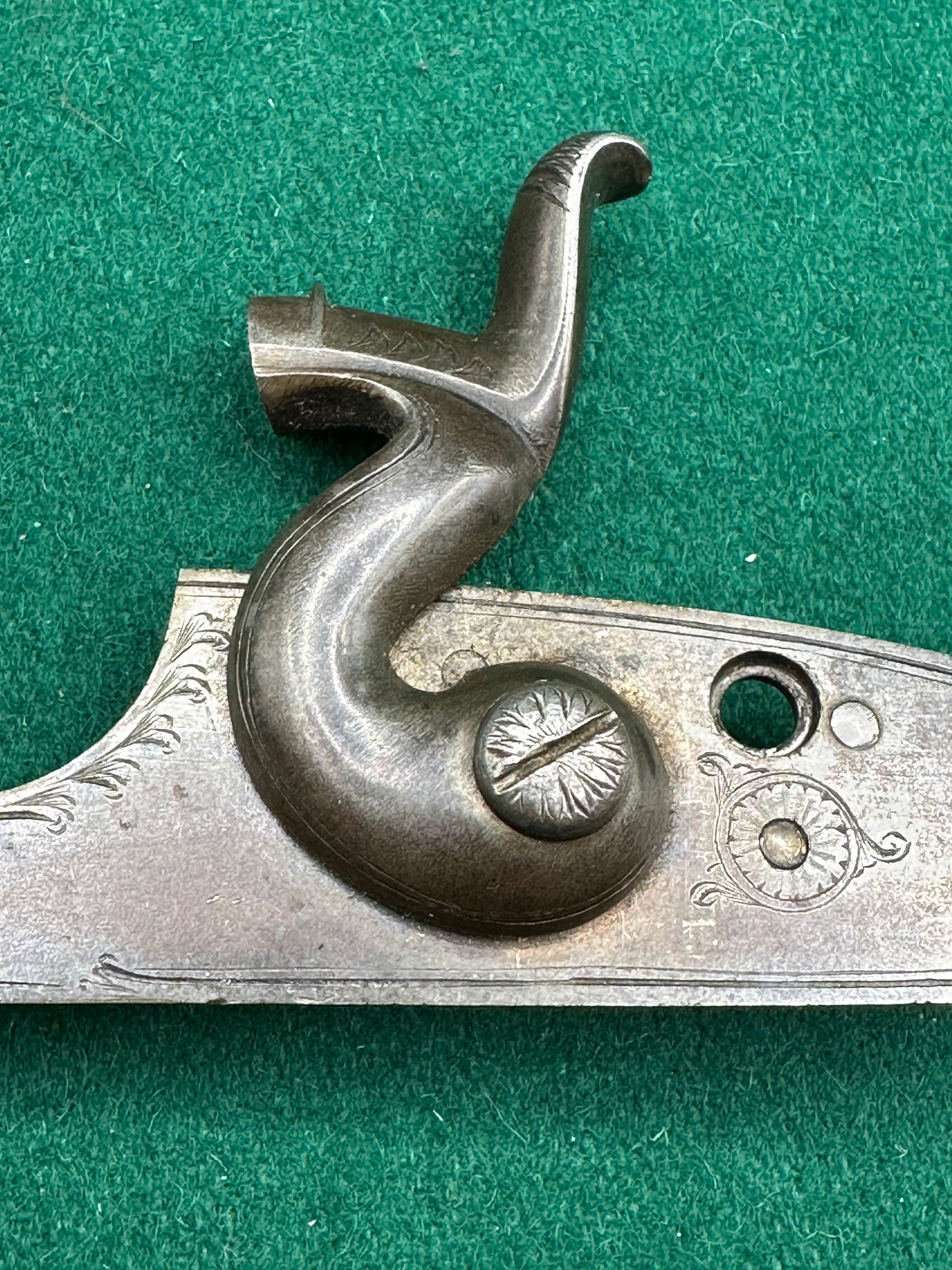 Pair Of Clean Unsigned Hammer/Pinfire Sporting Gun Locks