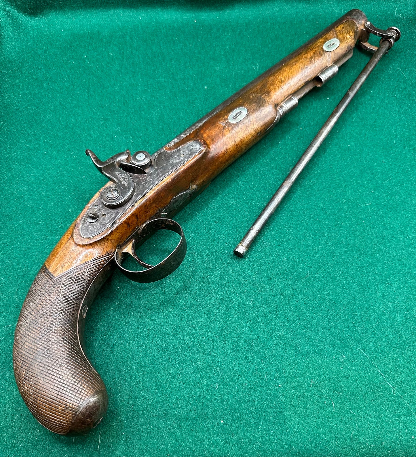 Percussion Officer Pistol By W. Moore