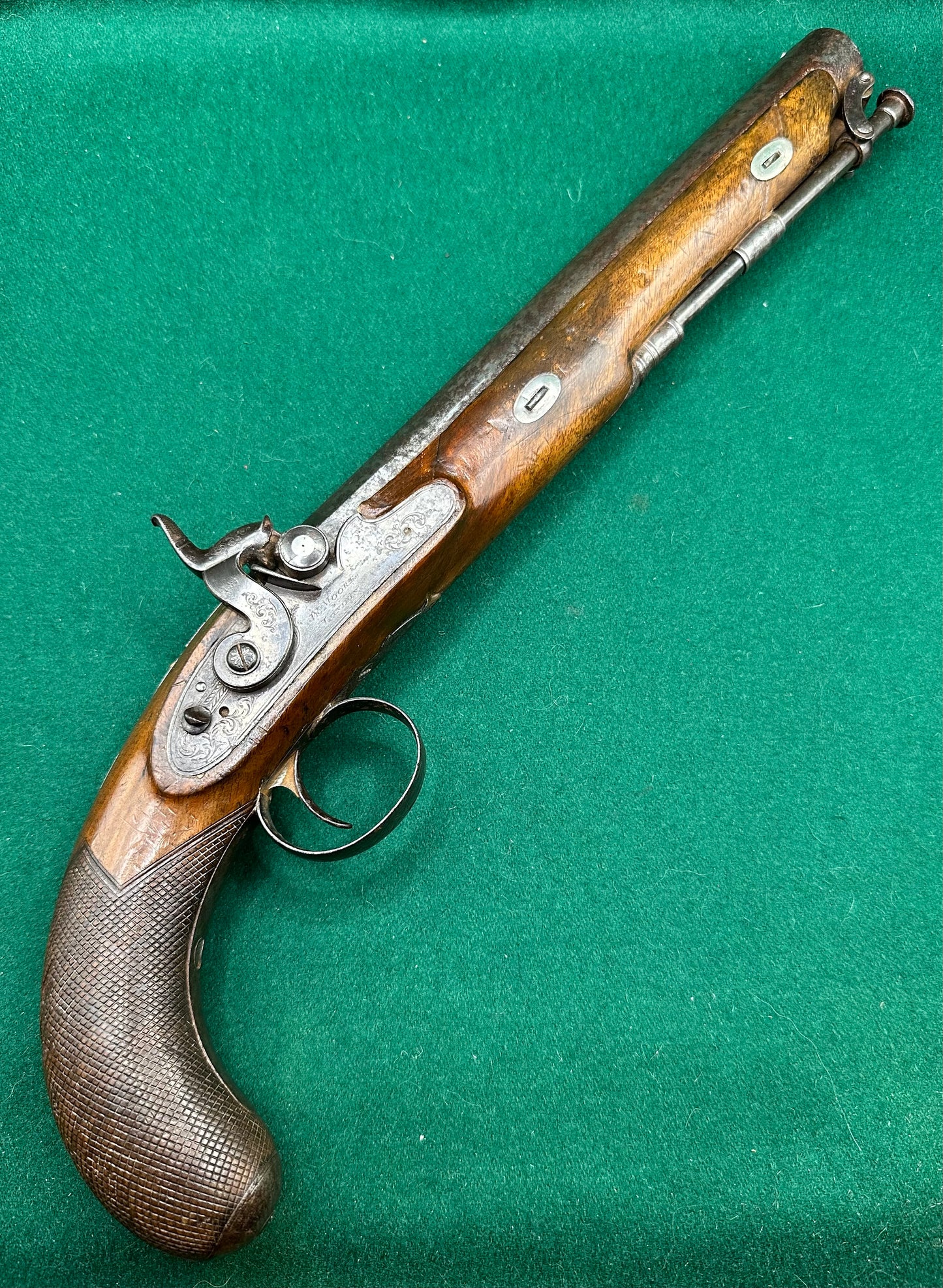 Percussion Officer Pistol By W. Moore