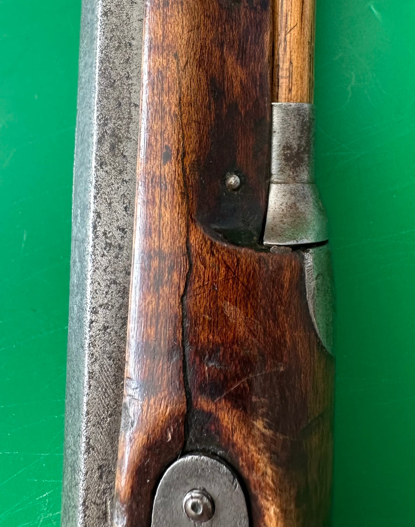 Very Unusual "Mule Ear" Lock Kentucky Pistol