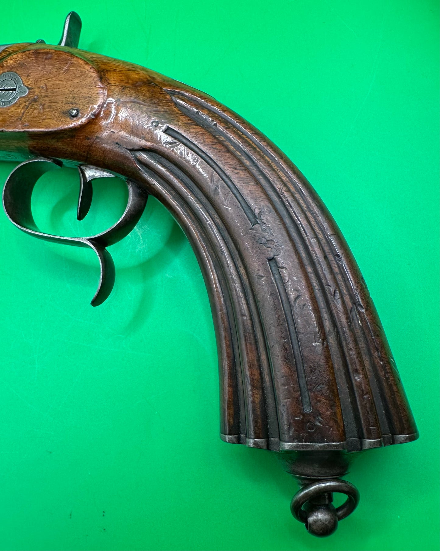 Belgian Rifled Officers Pistol By J B Ronge