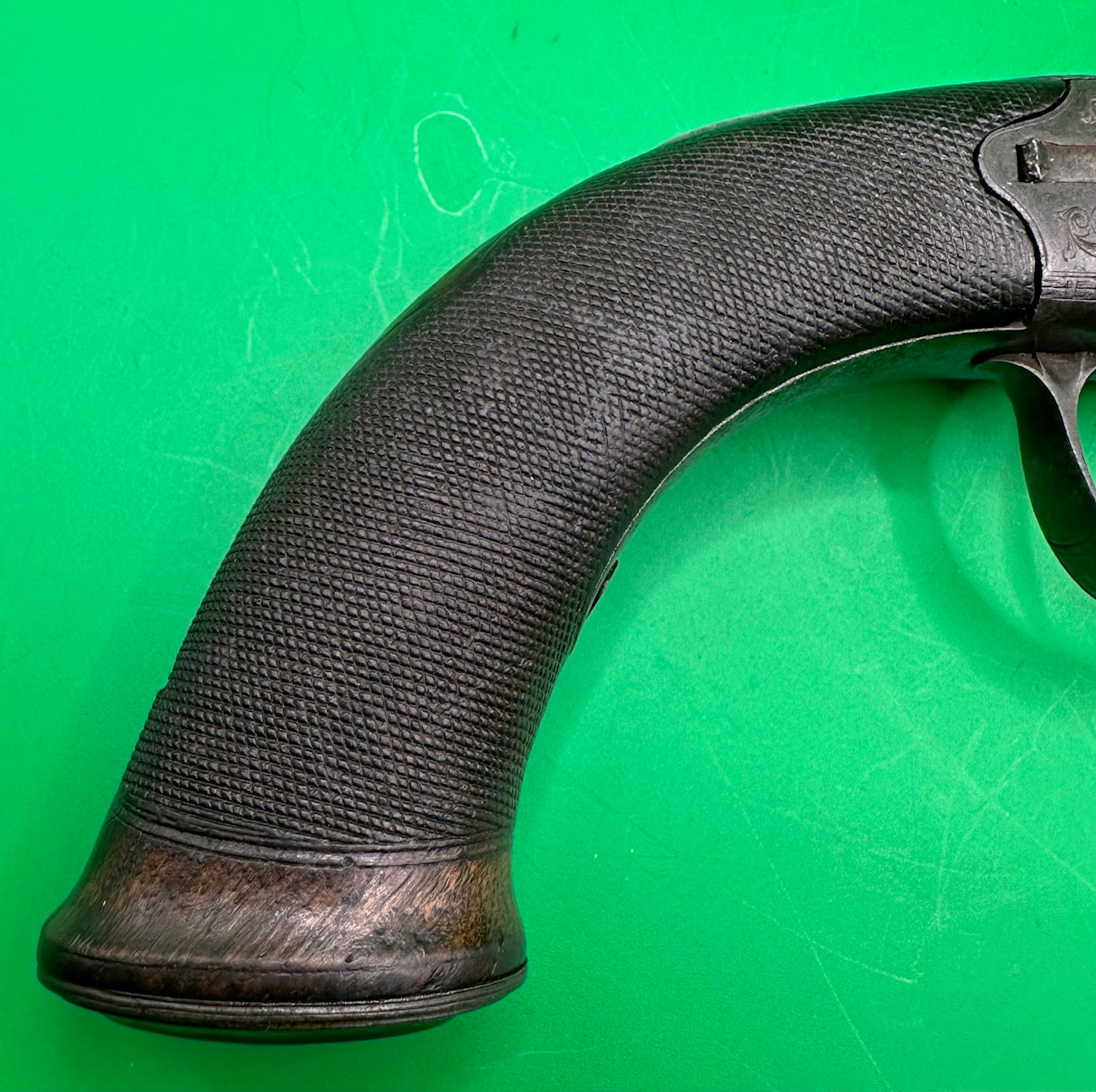 Scarce Manstopper Belt Boxlock Percussion Pistol - Bristol